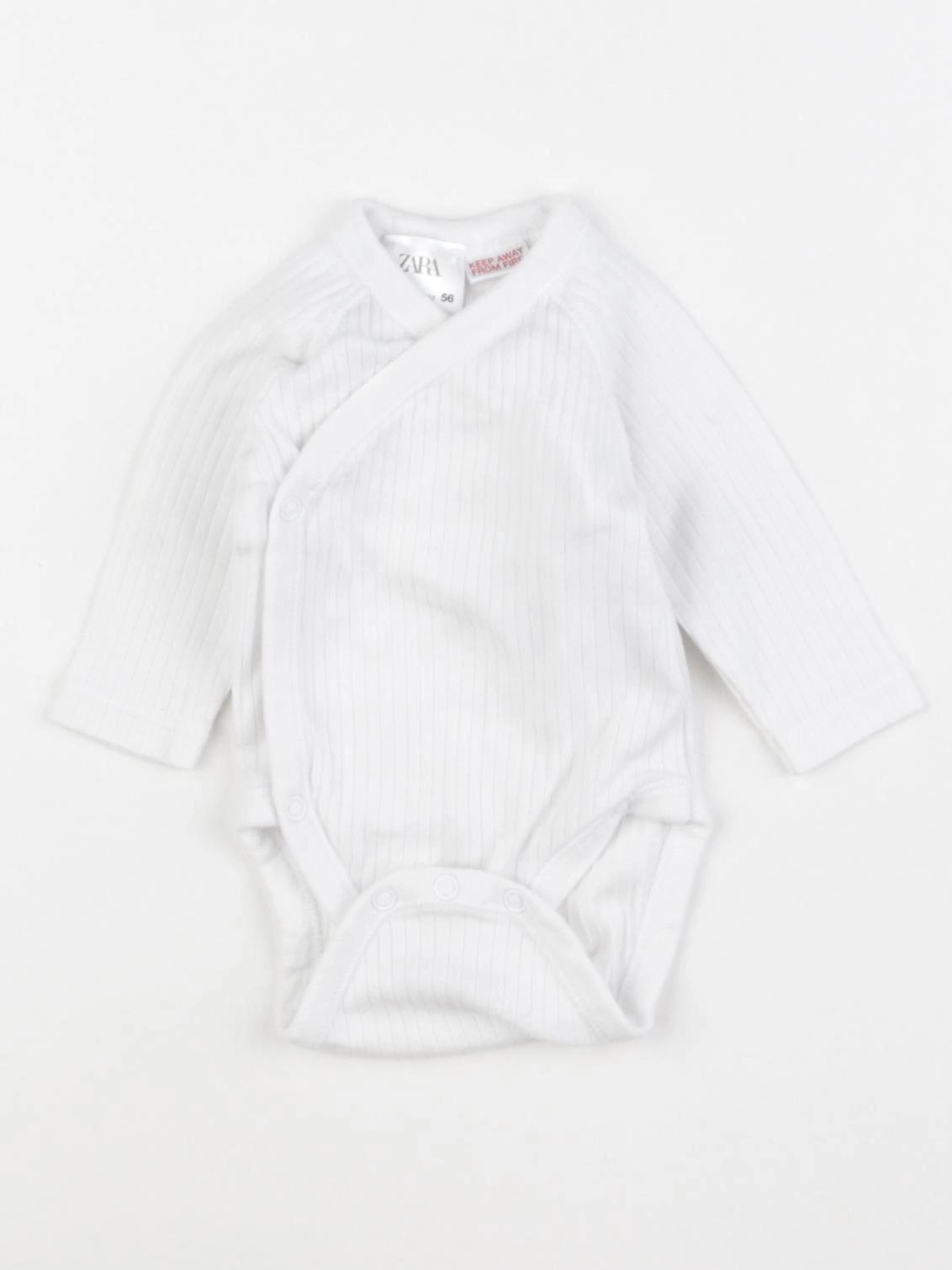 Zara - body blanc - 0/1 mois