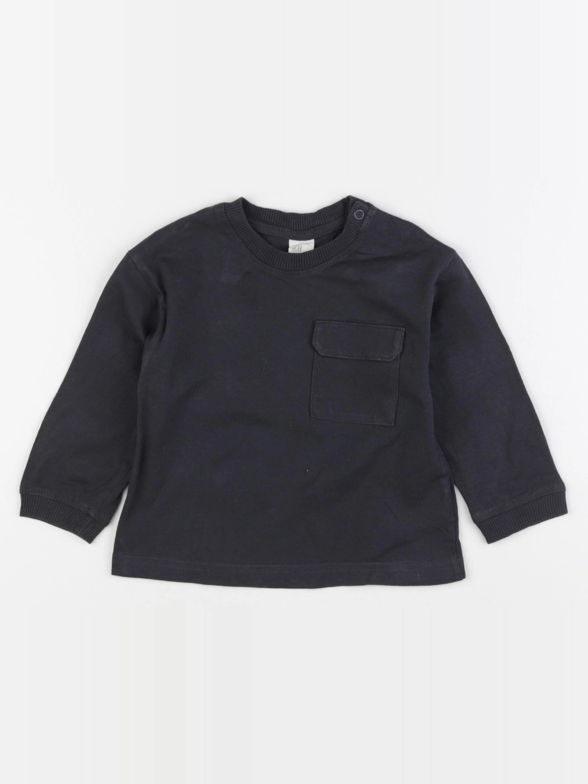 H&M - tee-shirt gris - 9/12 mois