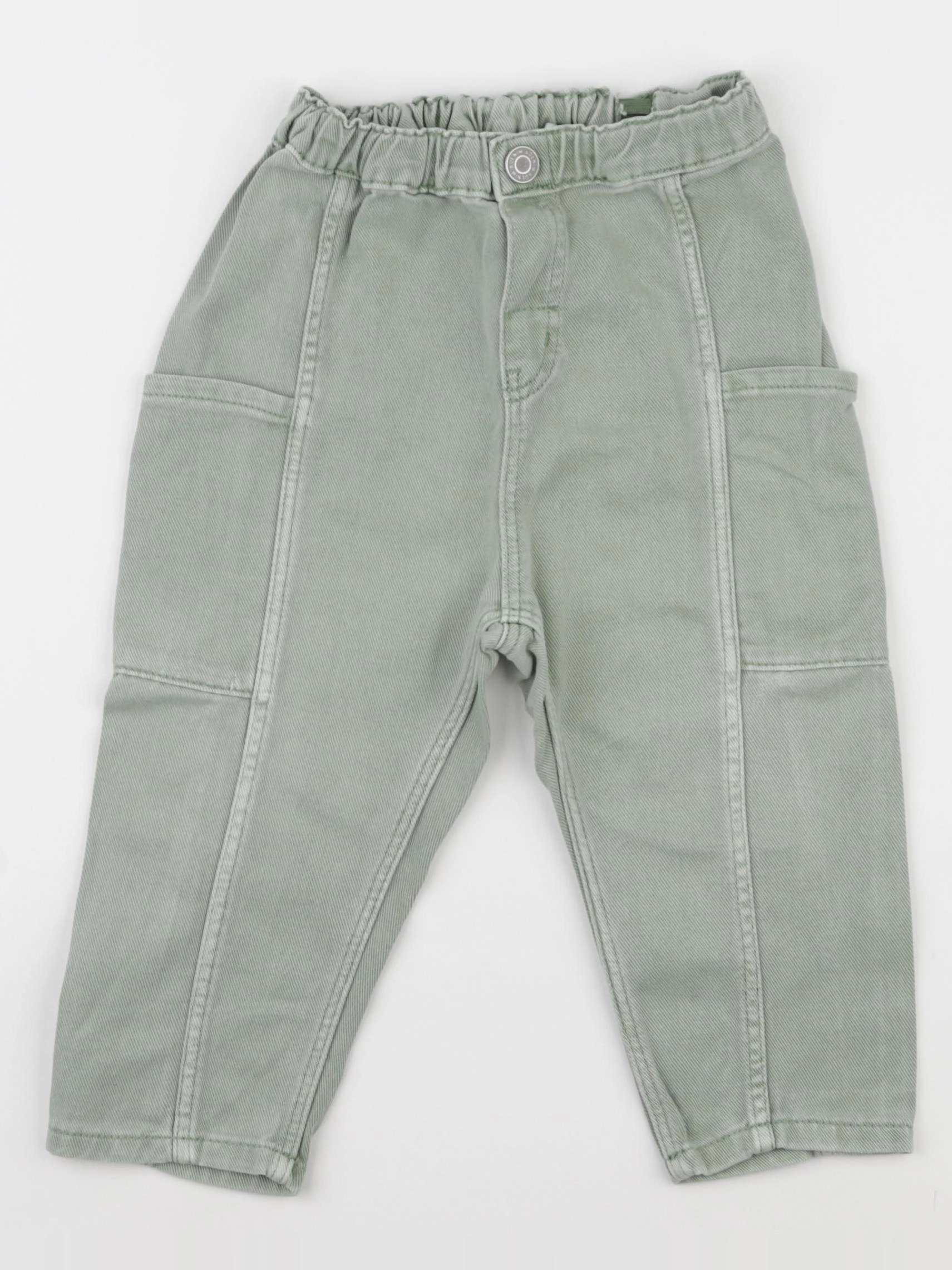 H&M - jean vert - 18/24 mois
