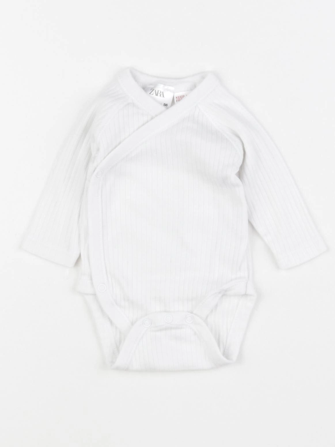 Zara - body blanc - 0/1 mois