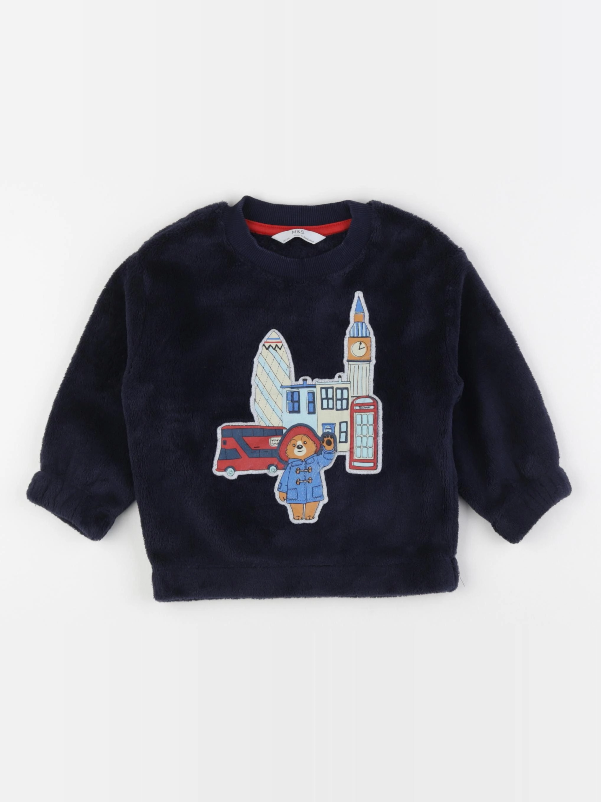 Marks & Spencer  - pull bleu - 18/24 mois