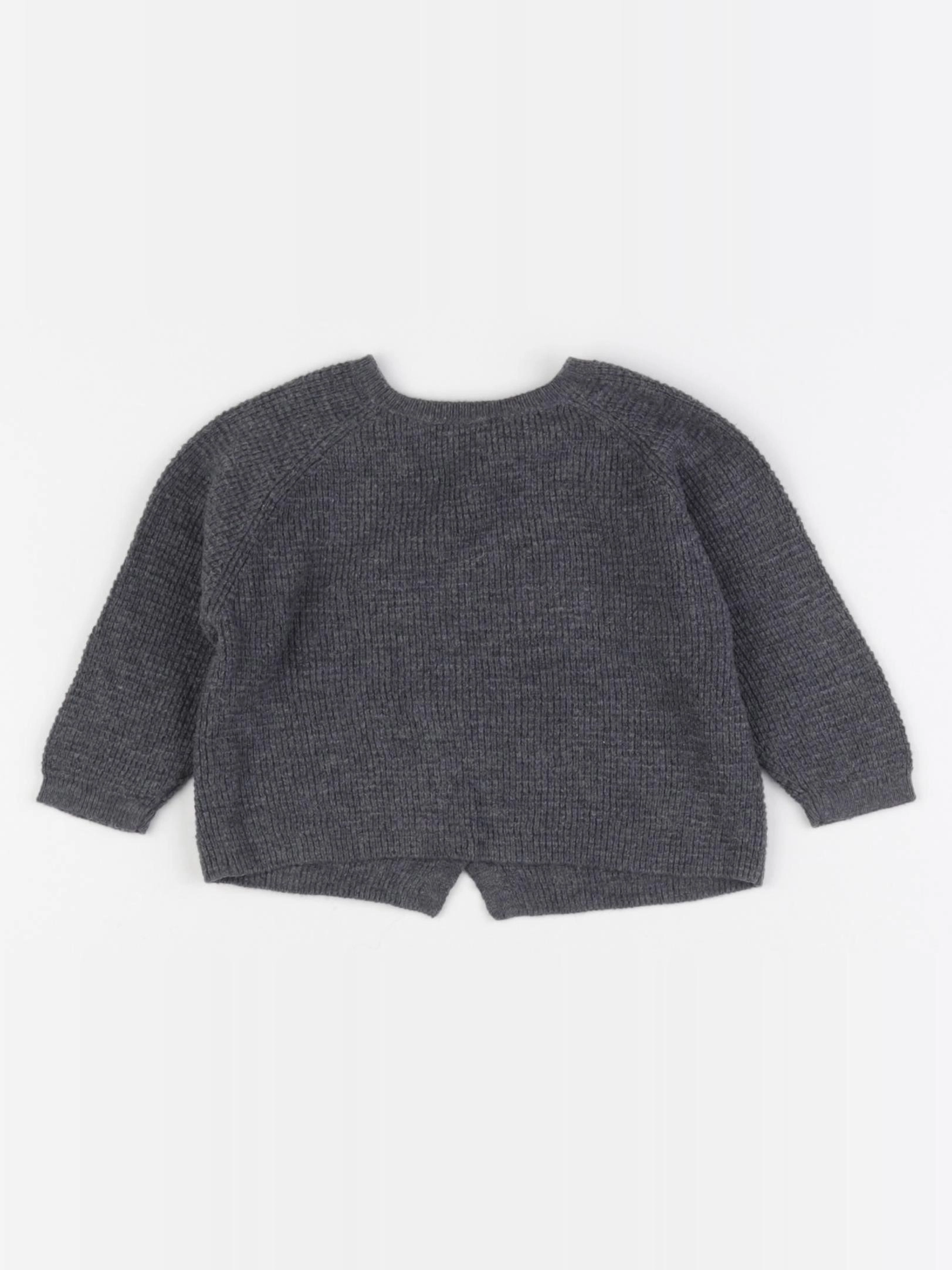 Zara - pull gris - 3/6 mois