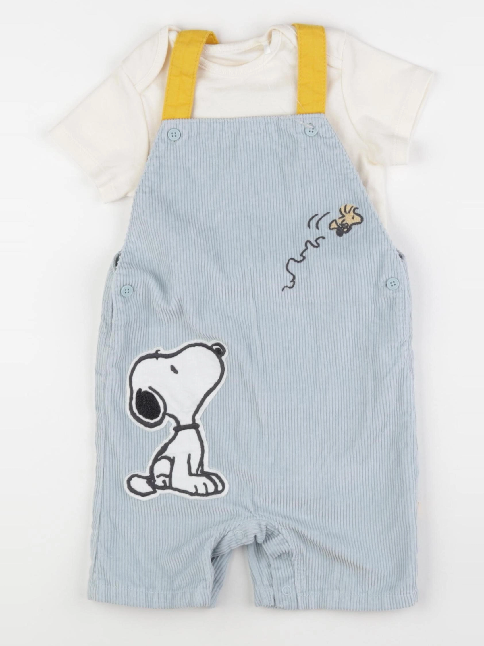Marks & Spencer  - ensemble bleu, beige - 2/3 ans