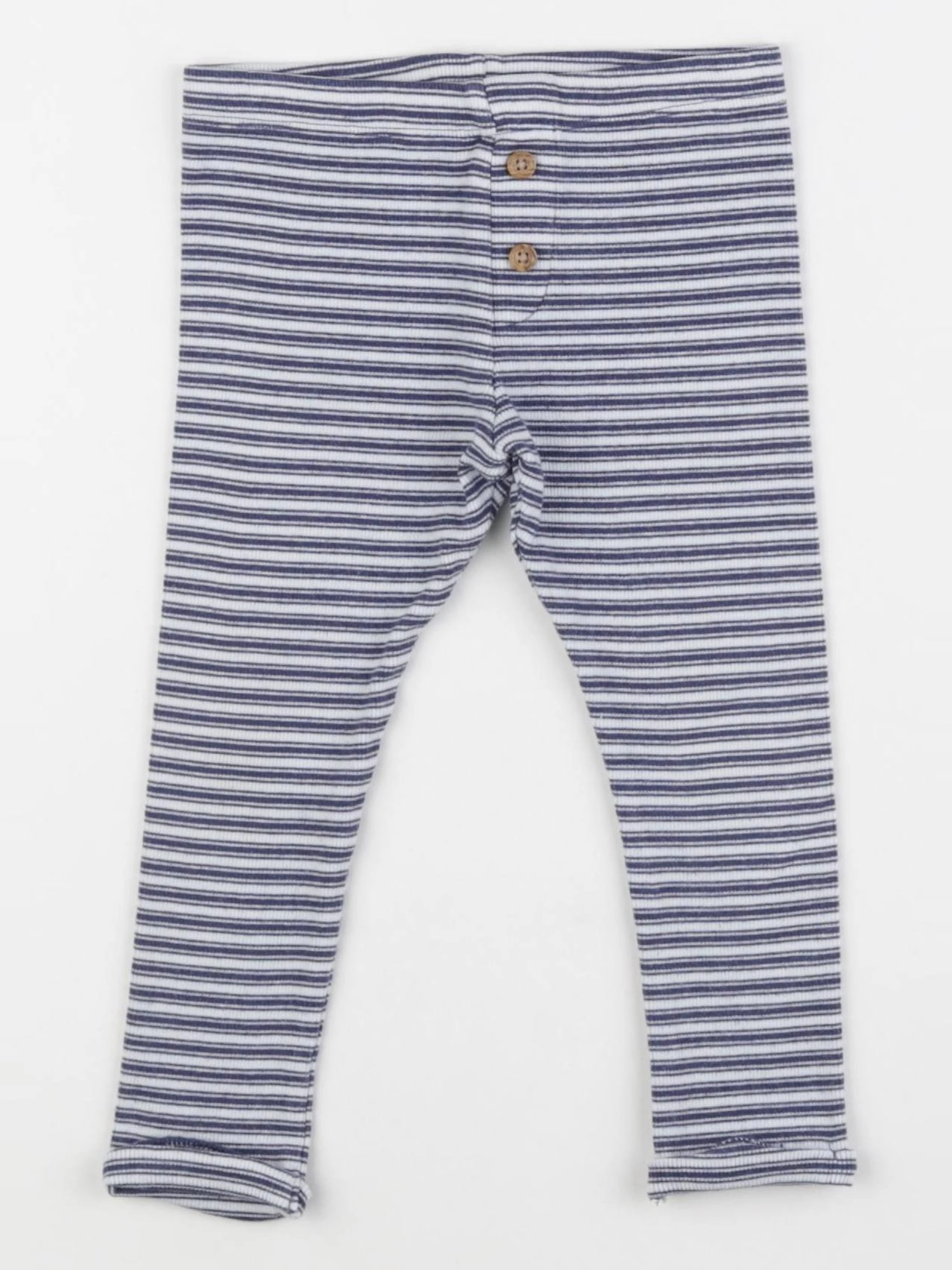 Marks & Spencer  - legging blanc, bleu - 2/3 ans
