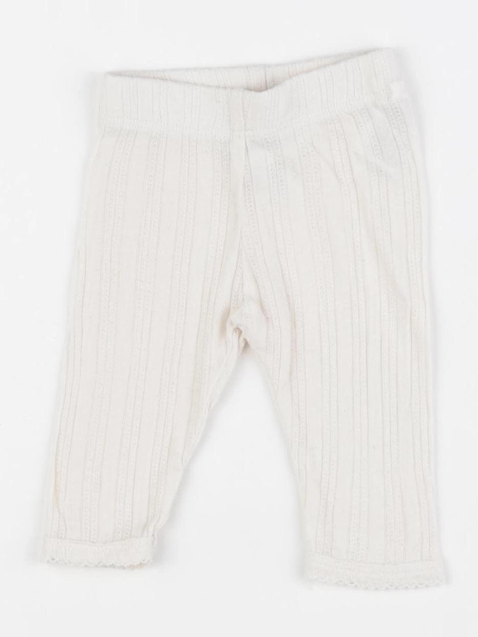 H&M - legging beige - 0/1 mois