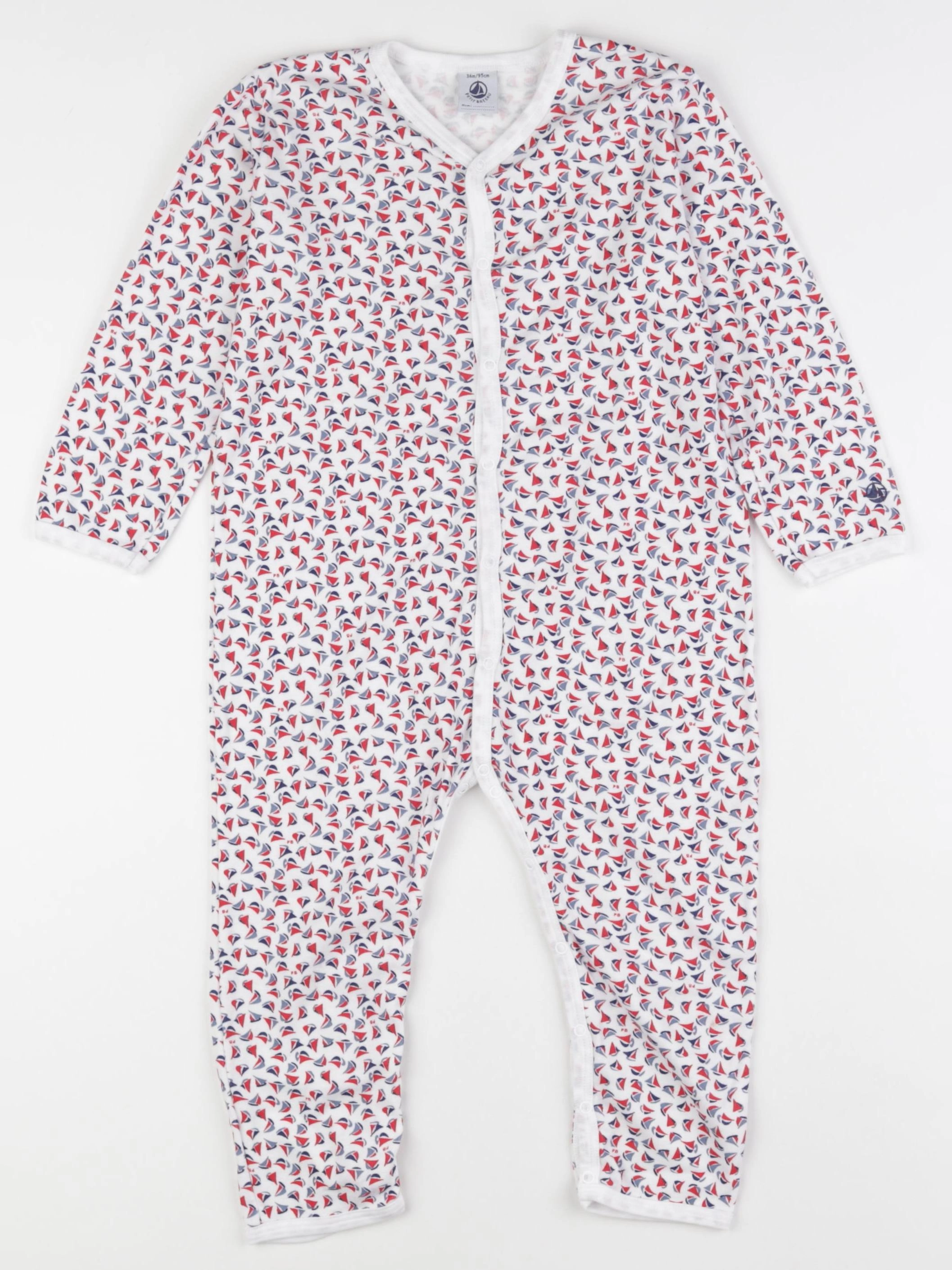 Petit Bateau - pyjama coton multicolore - 36 mois