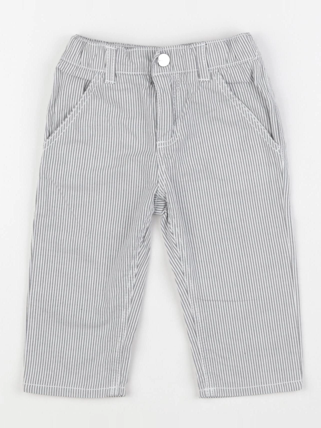 Jacadi - pantalon gris - 12 mois