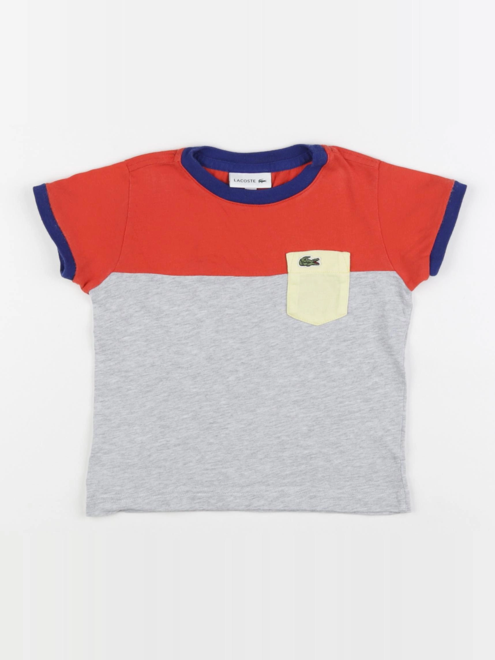 Lacoste - tee-shirt multicolore - 2 ans
