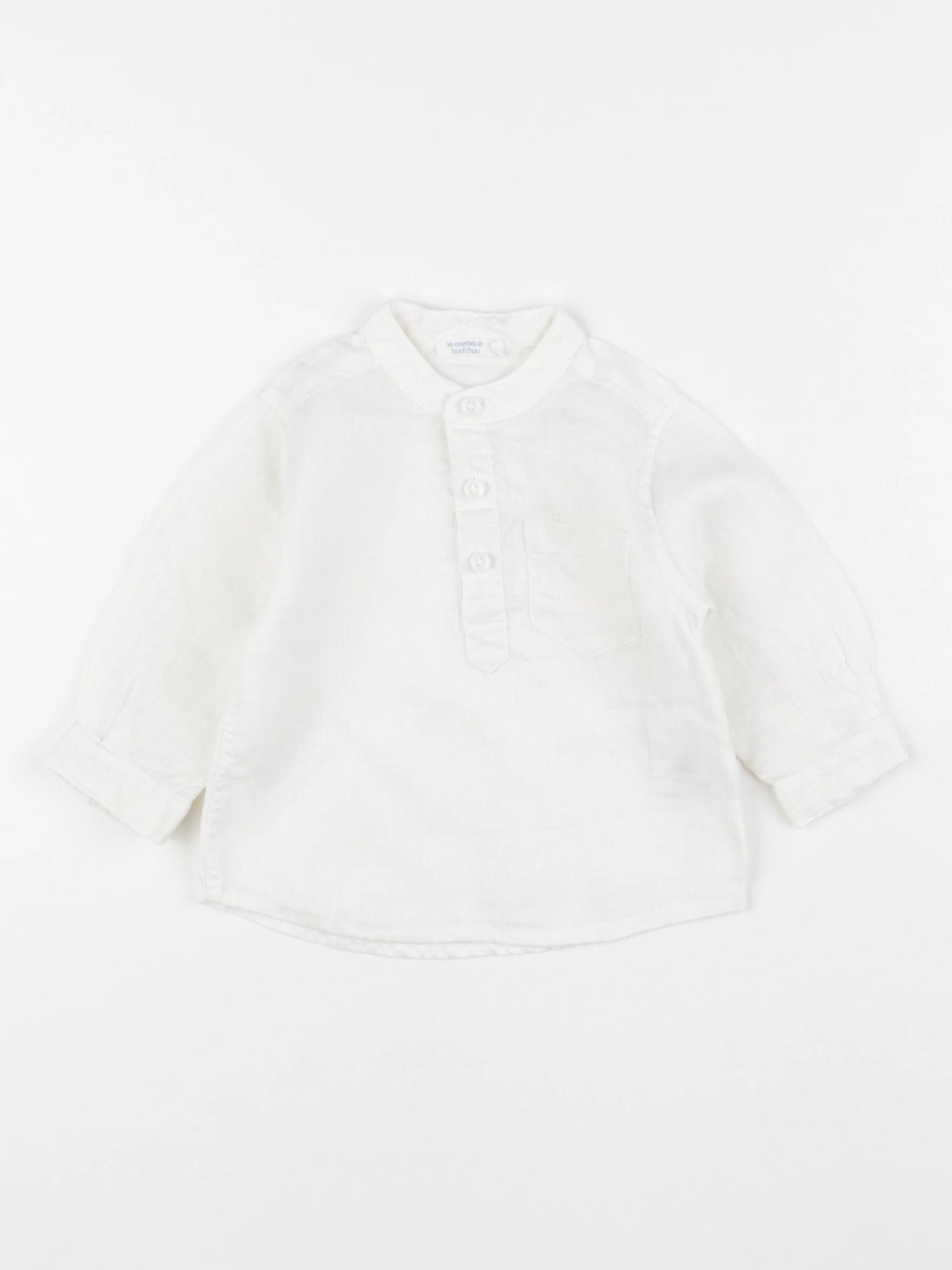 Boutchou - chemise beige - 6 mois