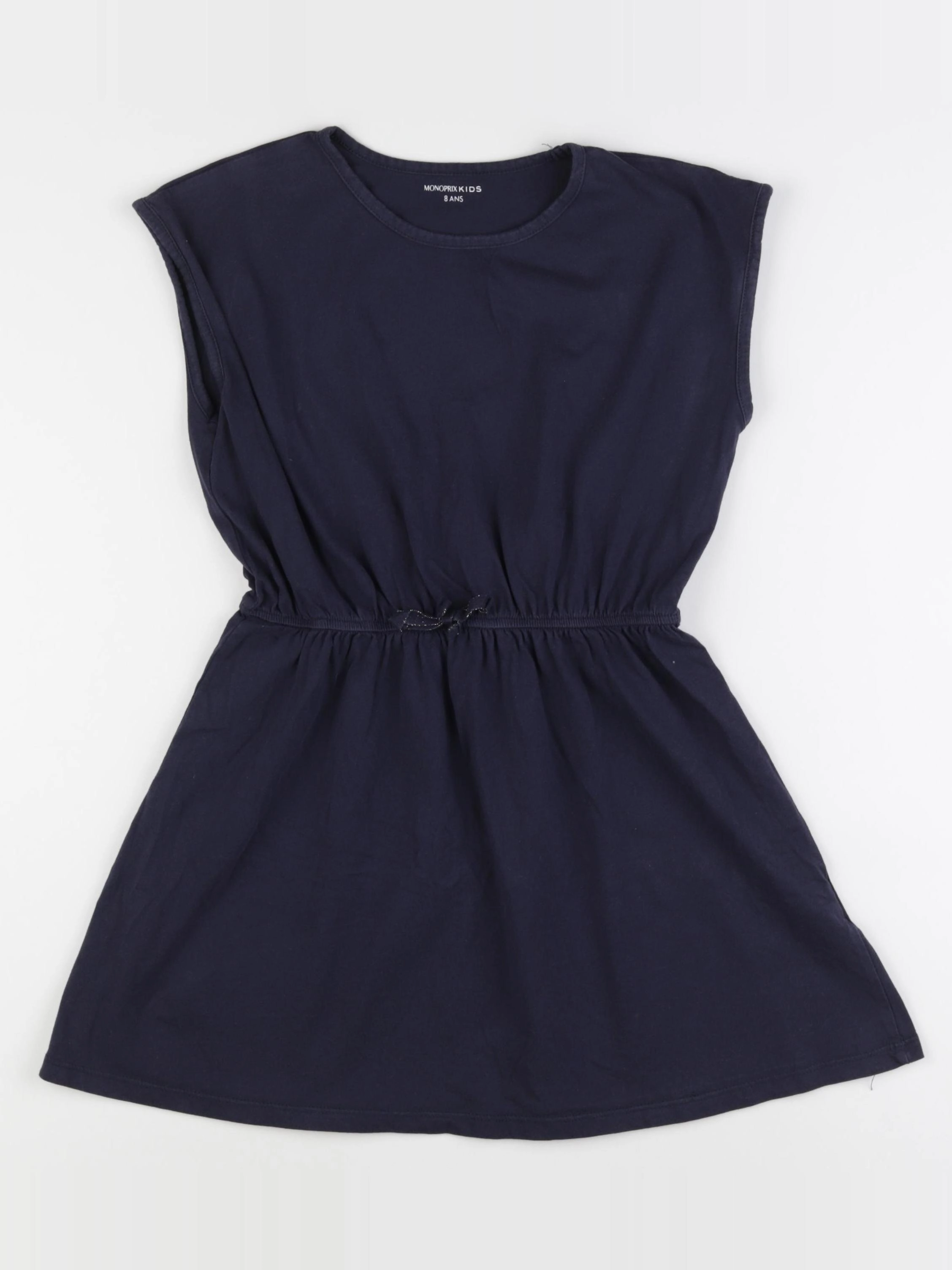 Monoprix - robe bleu - 8 ans