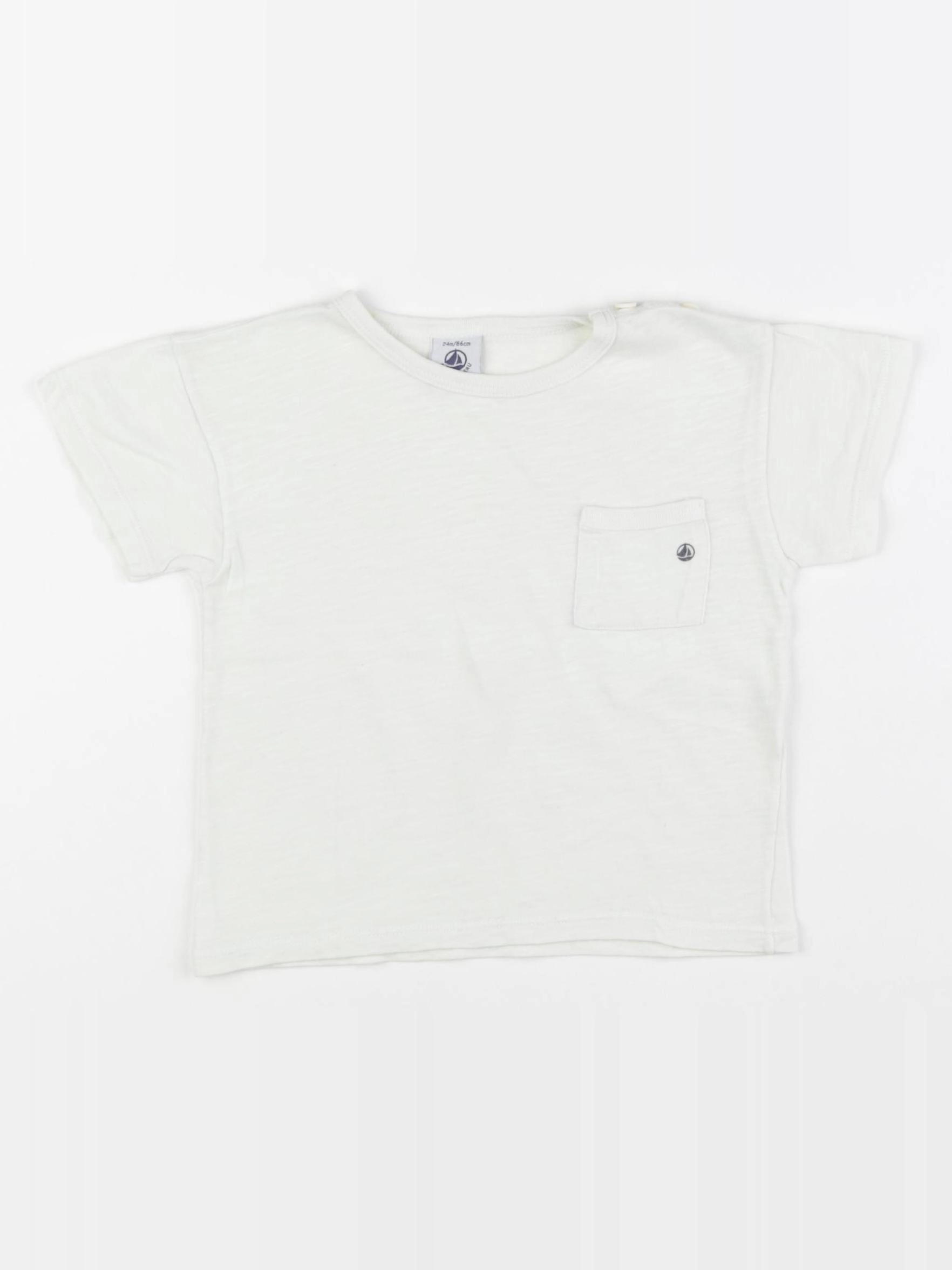 Petit Bateau - tee-shirt beige - 24 mois
