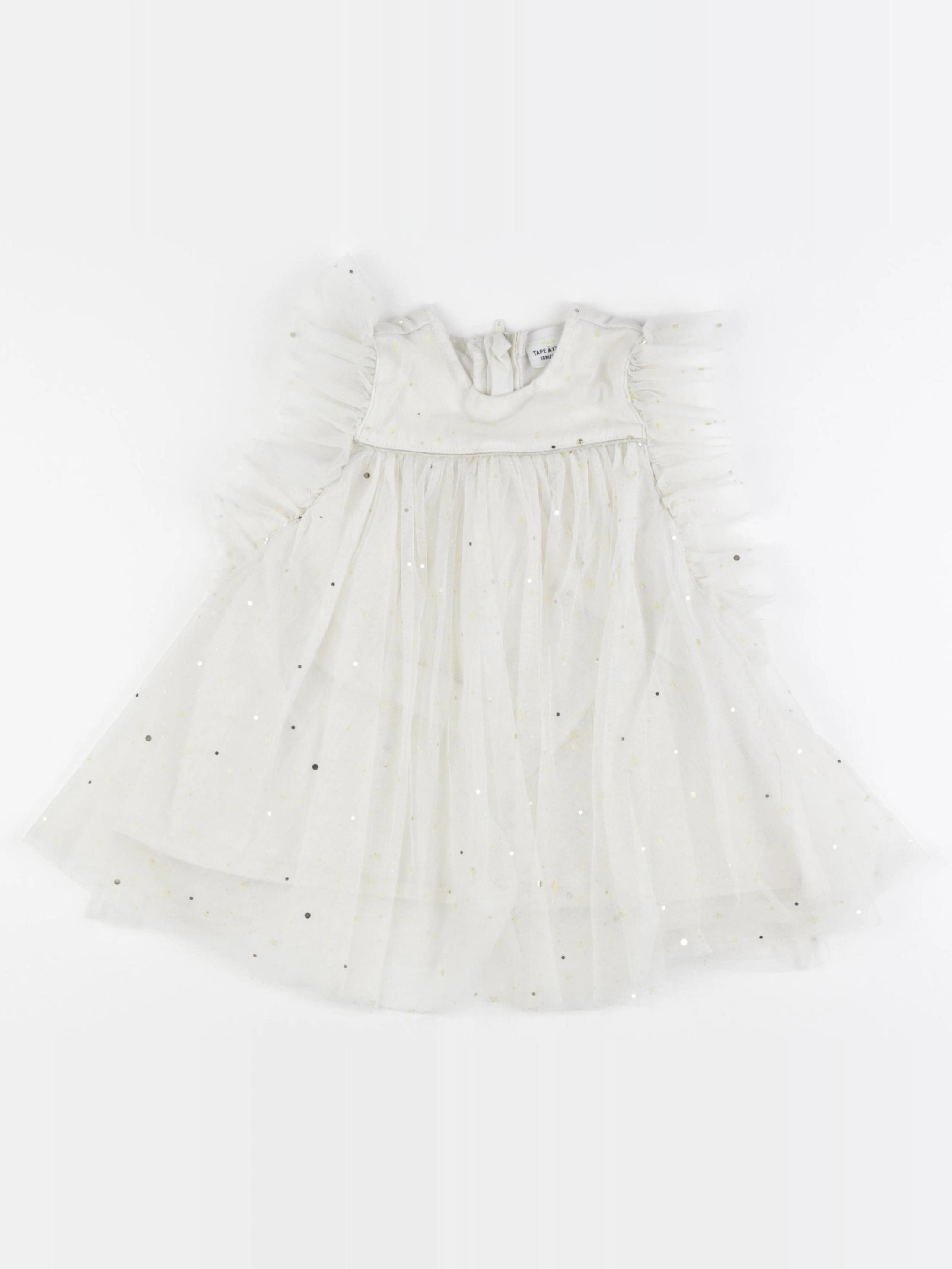 Tape à l'oeil - robe beige, or - 18 mois
