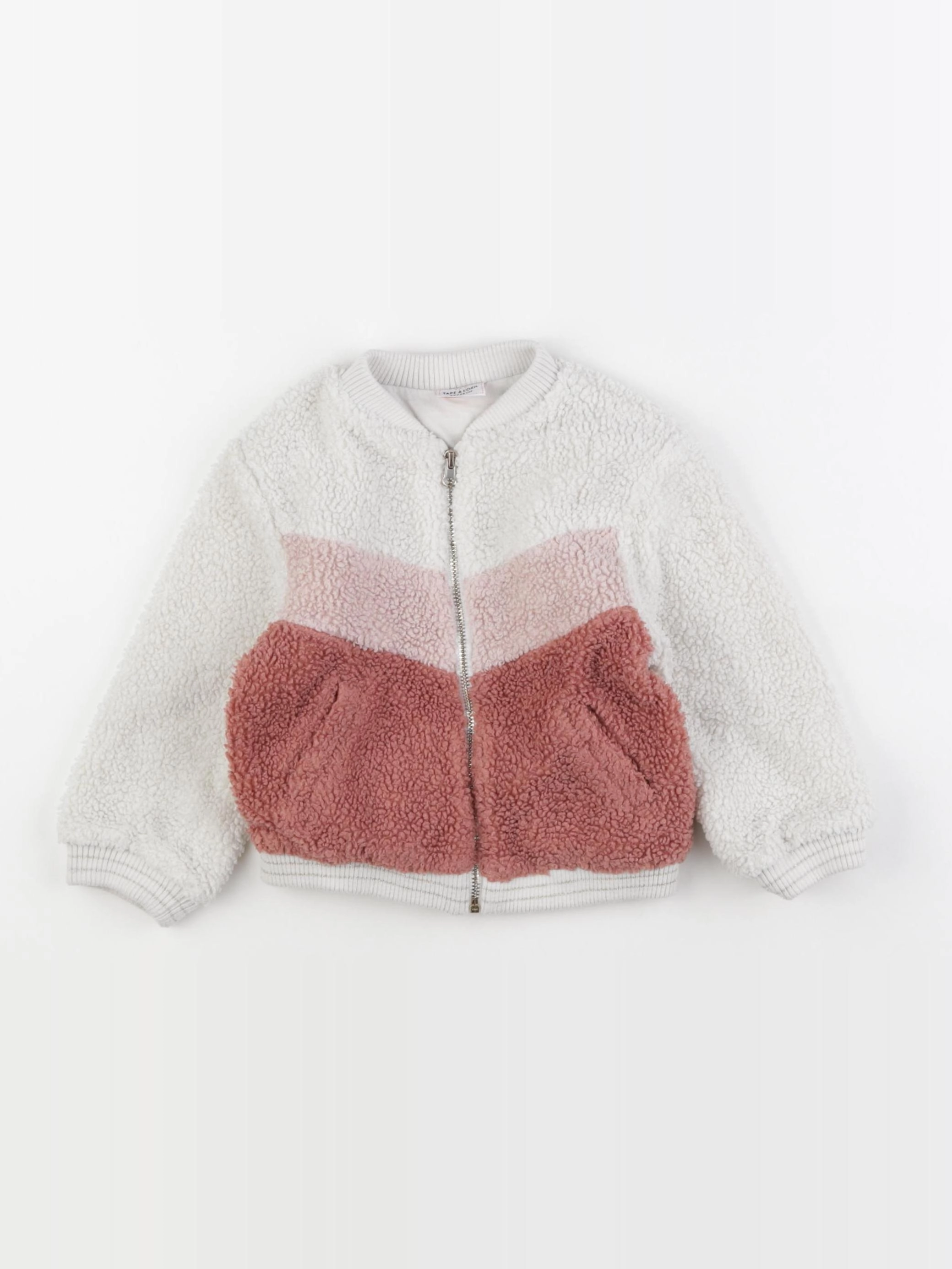Tape à l'oeil - veste doublé rose - 2 ans