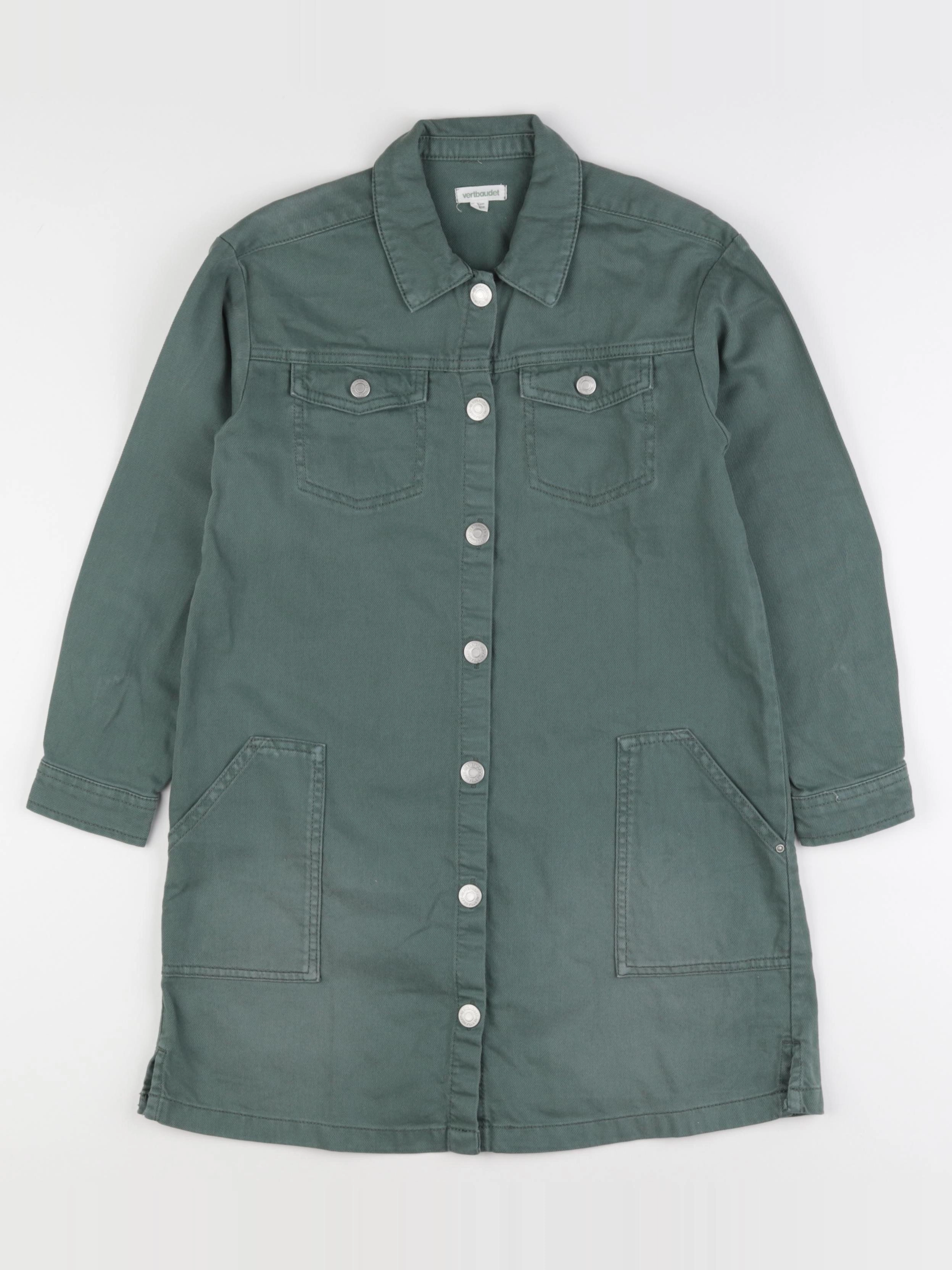 Vertbaudet - robe vert - 10 ans