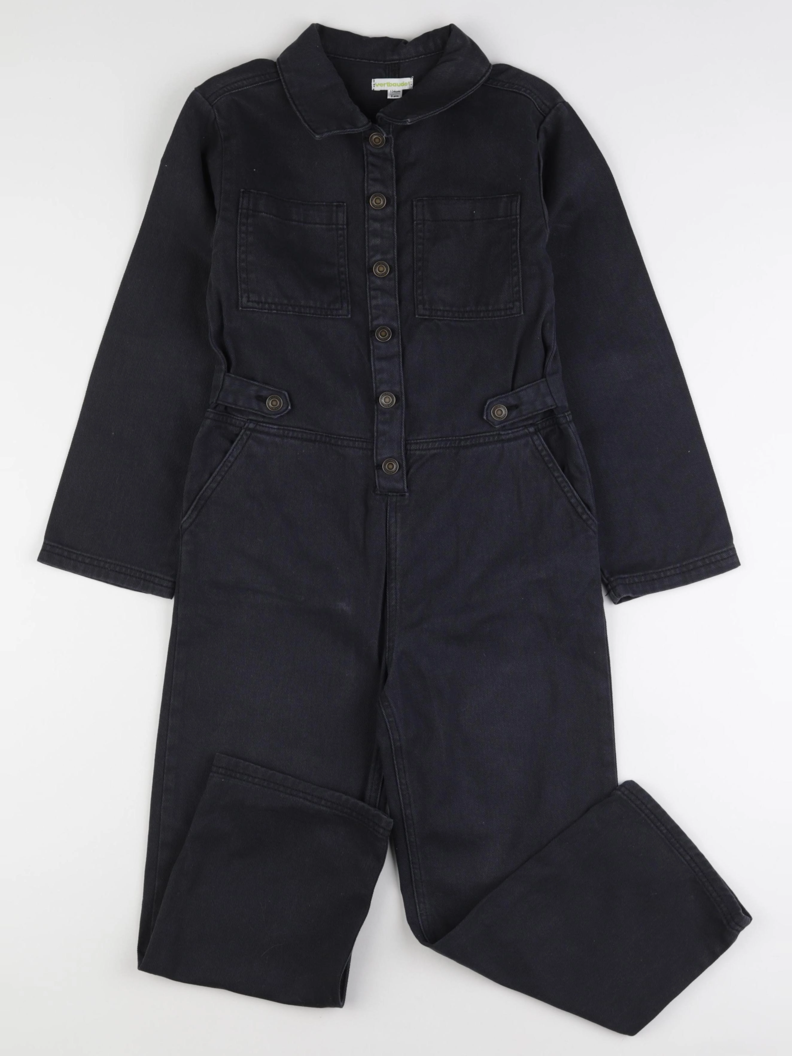 Vertbaudet - combinaison noir - 9 ans