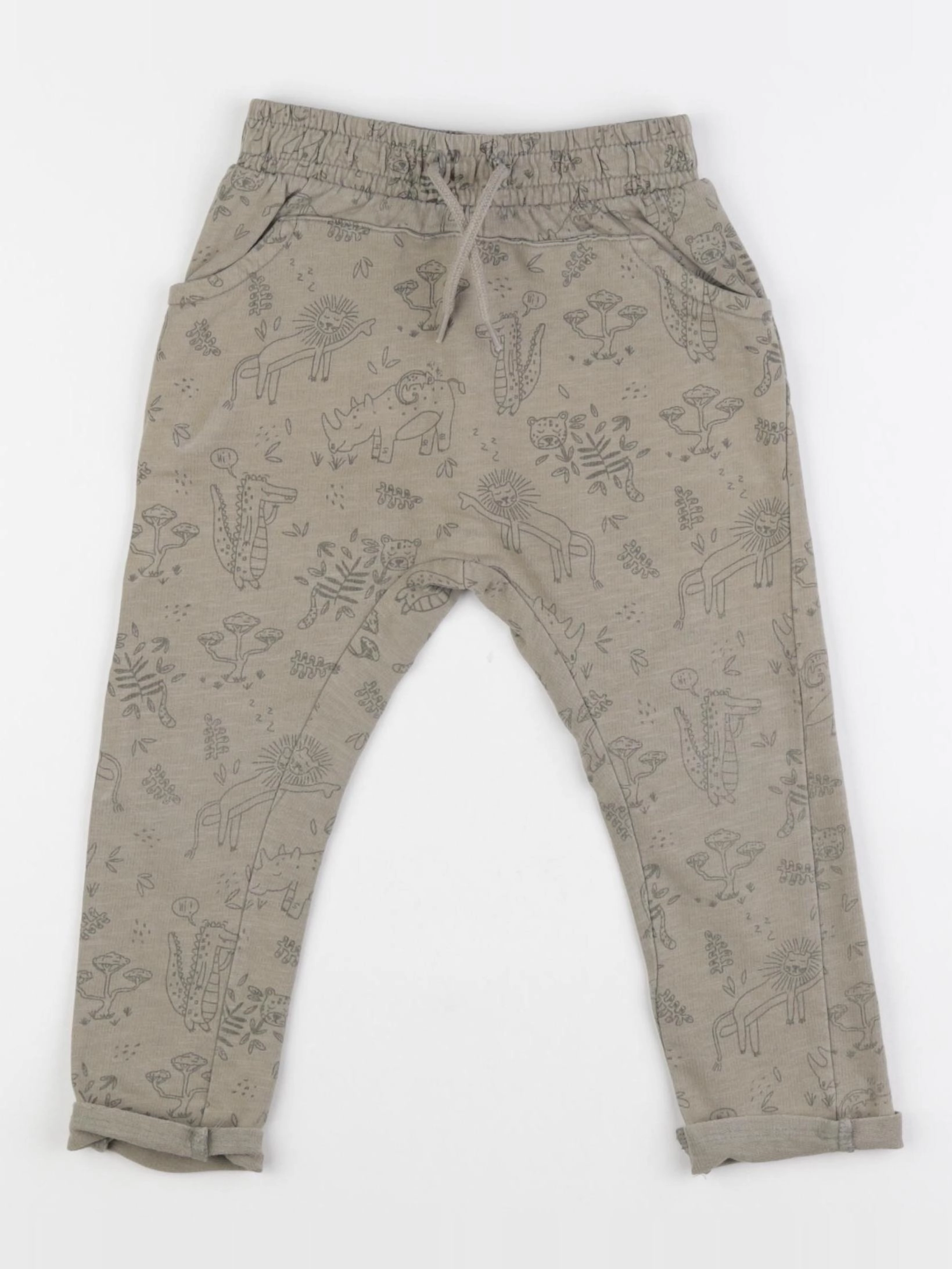 Vertbaudet - pantalon vert - 36 mois