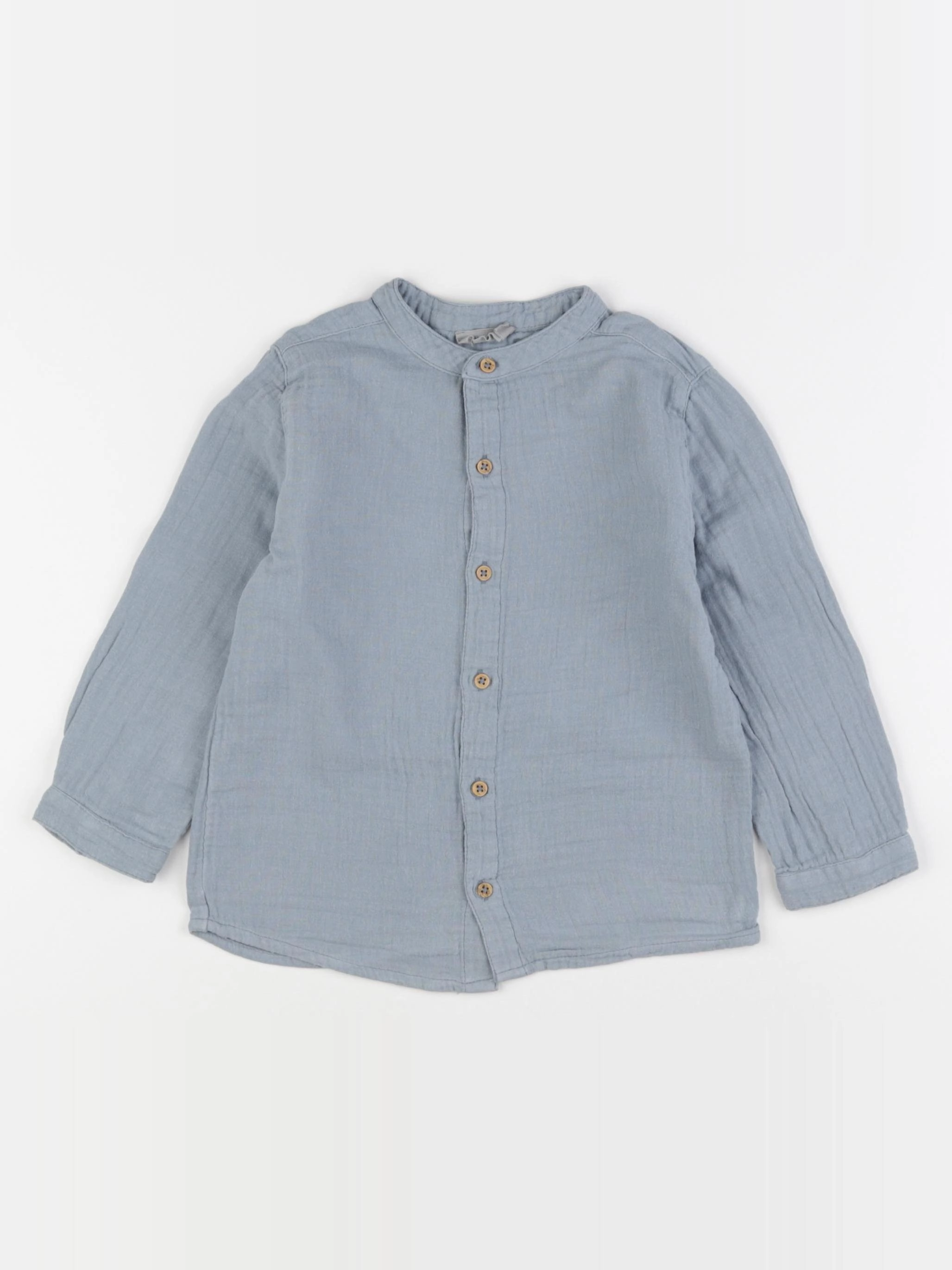 Boutchou - chemise bleu - 36 mois