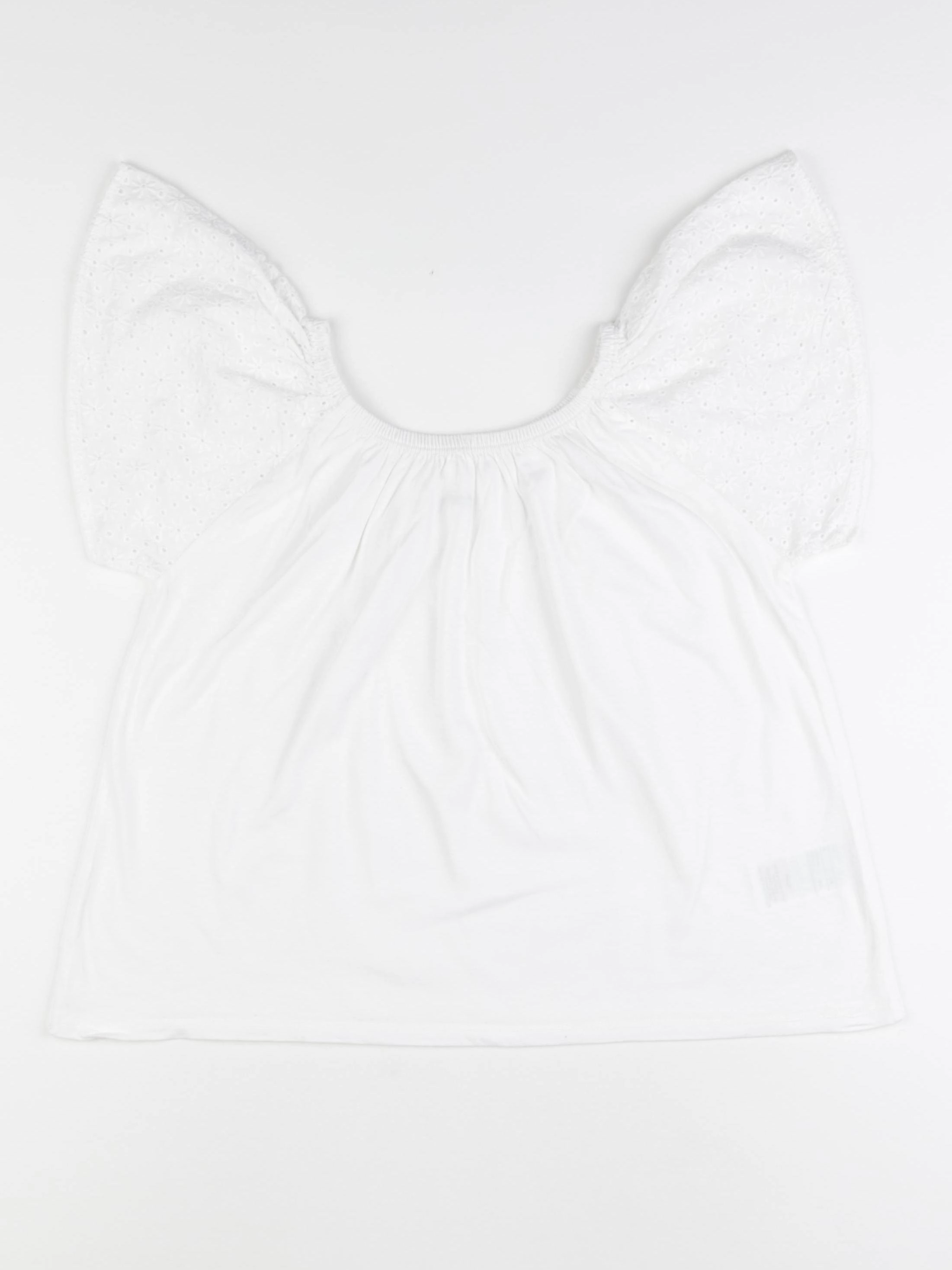Vertbaudet - tee-shirt blanc - 8 ans