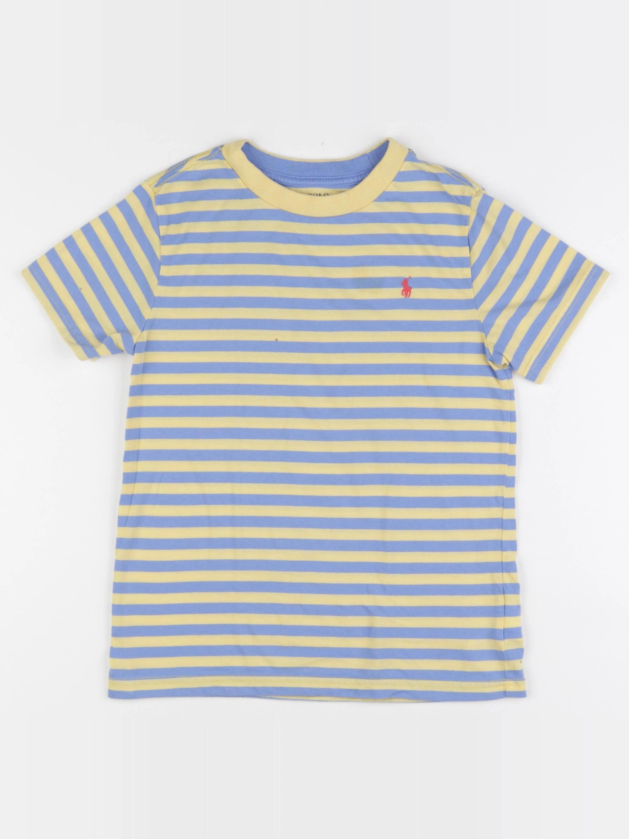 Ralph Lauren - tee-shirt bleu, jaune - 7 ans