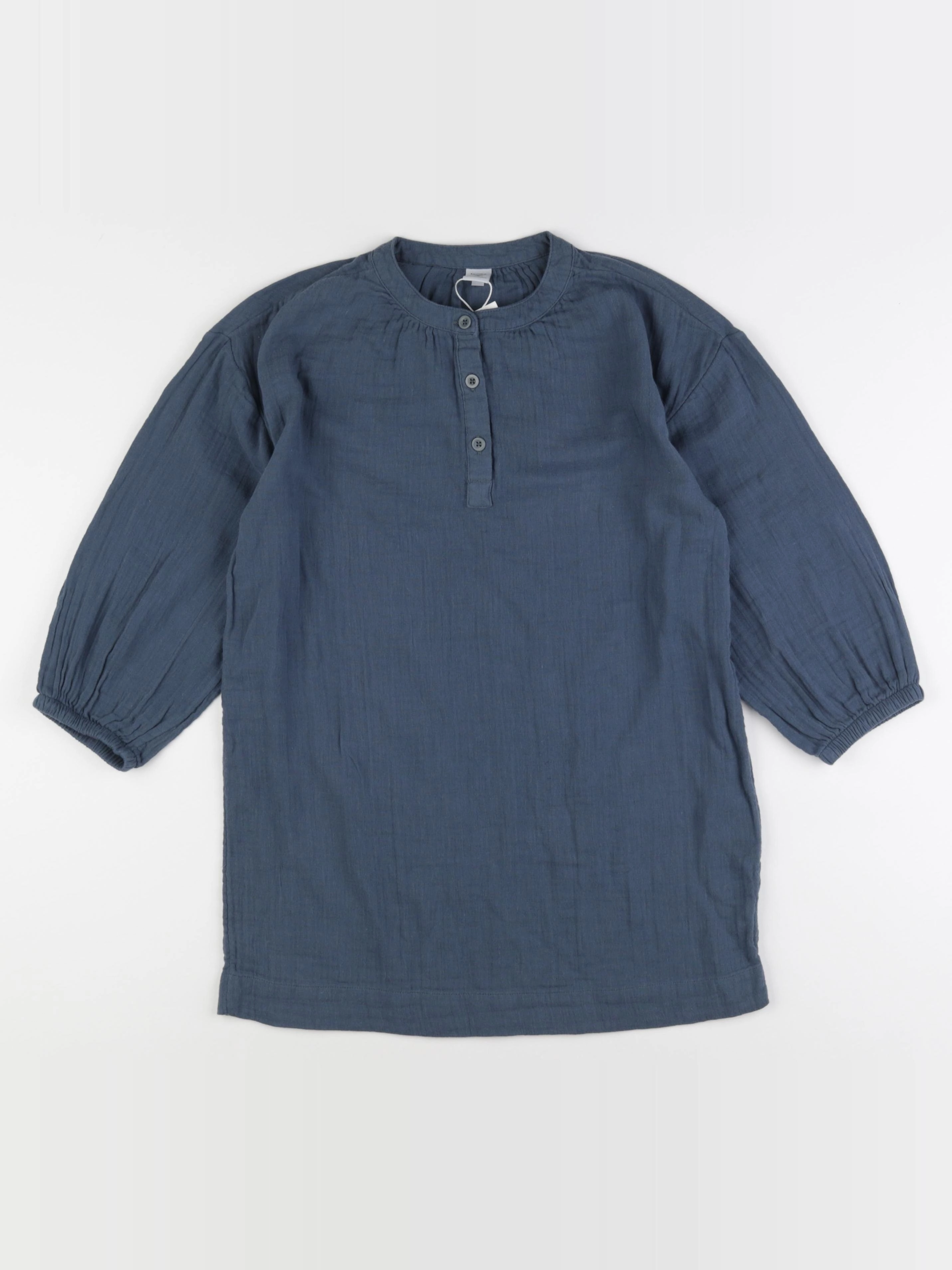Petit Bateau - robe bleu - 8 ans