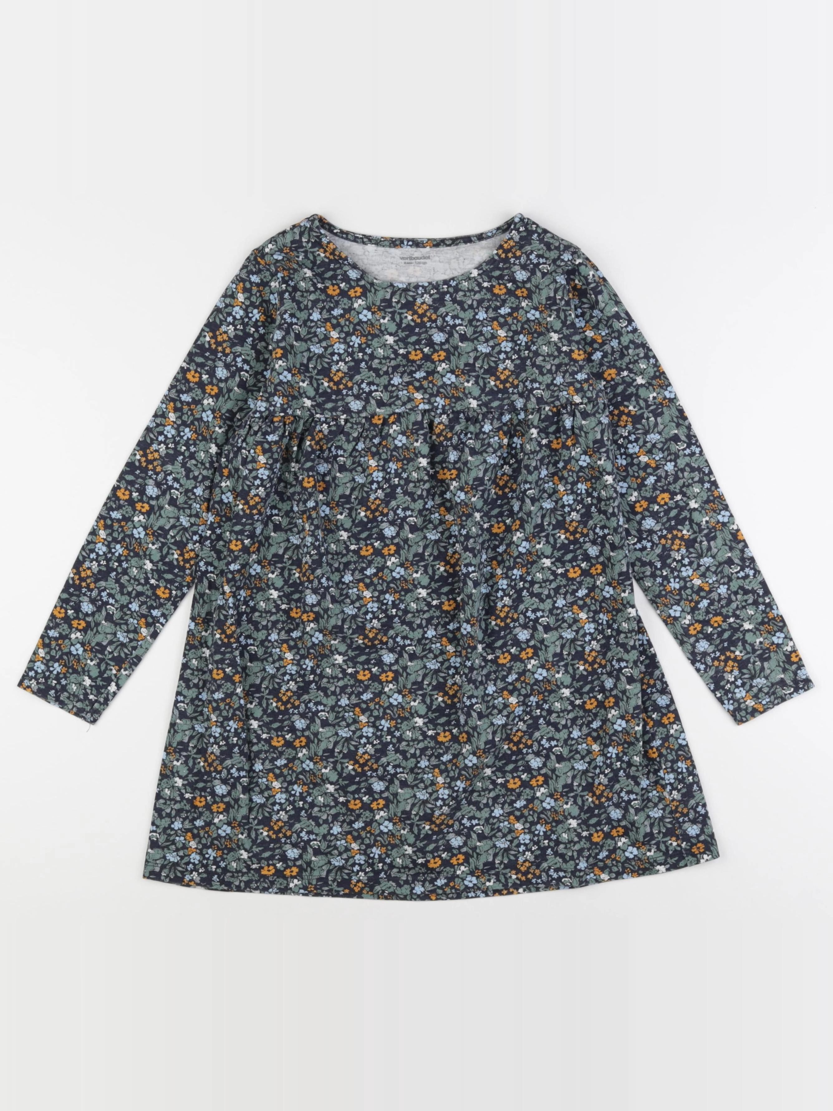 Vertbaudet - robe multicolore - 8 ans
