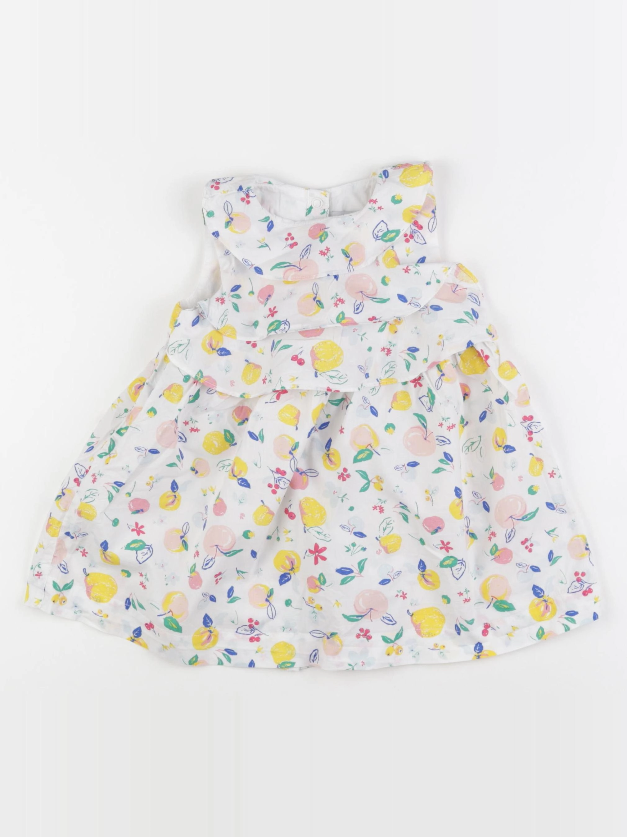 Petit Bateau - robe multicolore - 18 mois