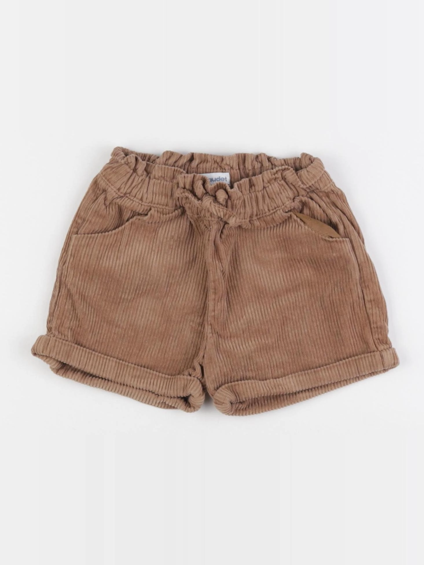 Vertbaudet - short marron - 2 ans