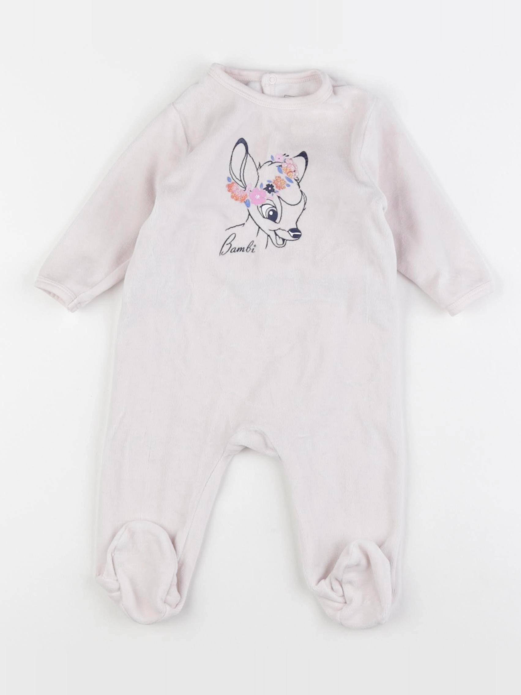 Carrément Beau - pyjama velours beige - 6 mois
