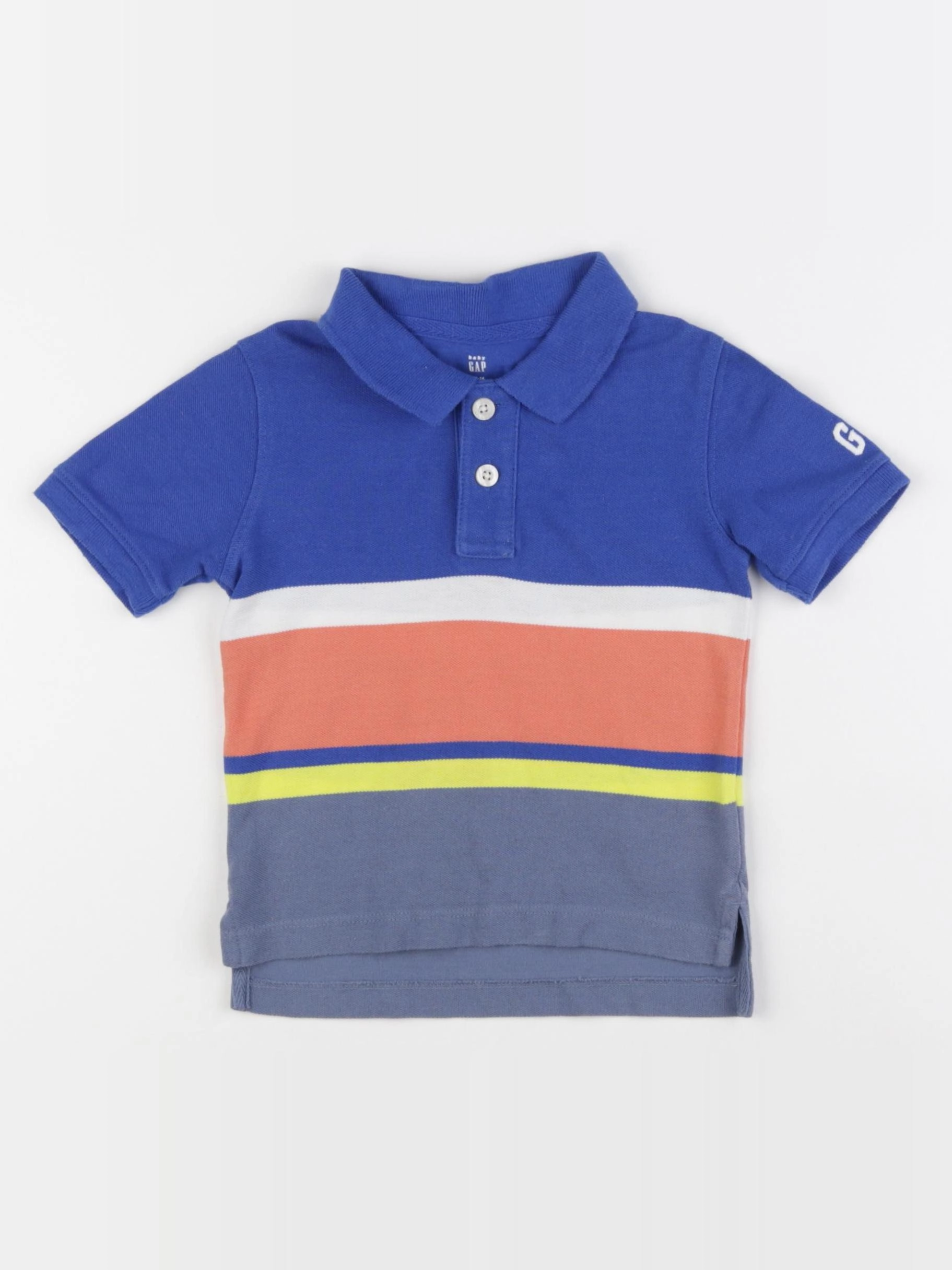 GAP - polo bleu - 18/24 mois