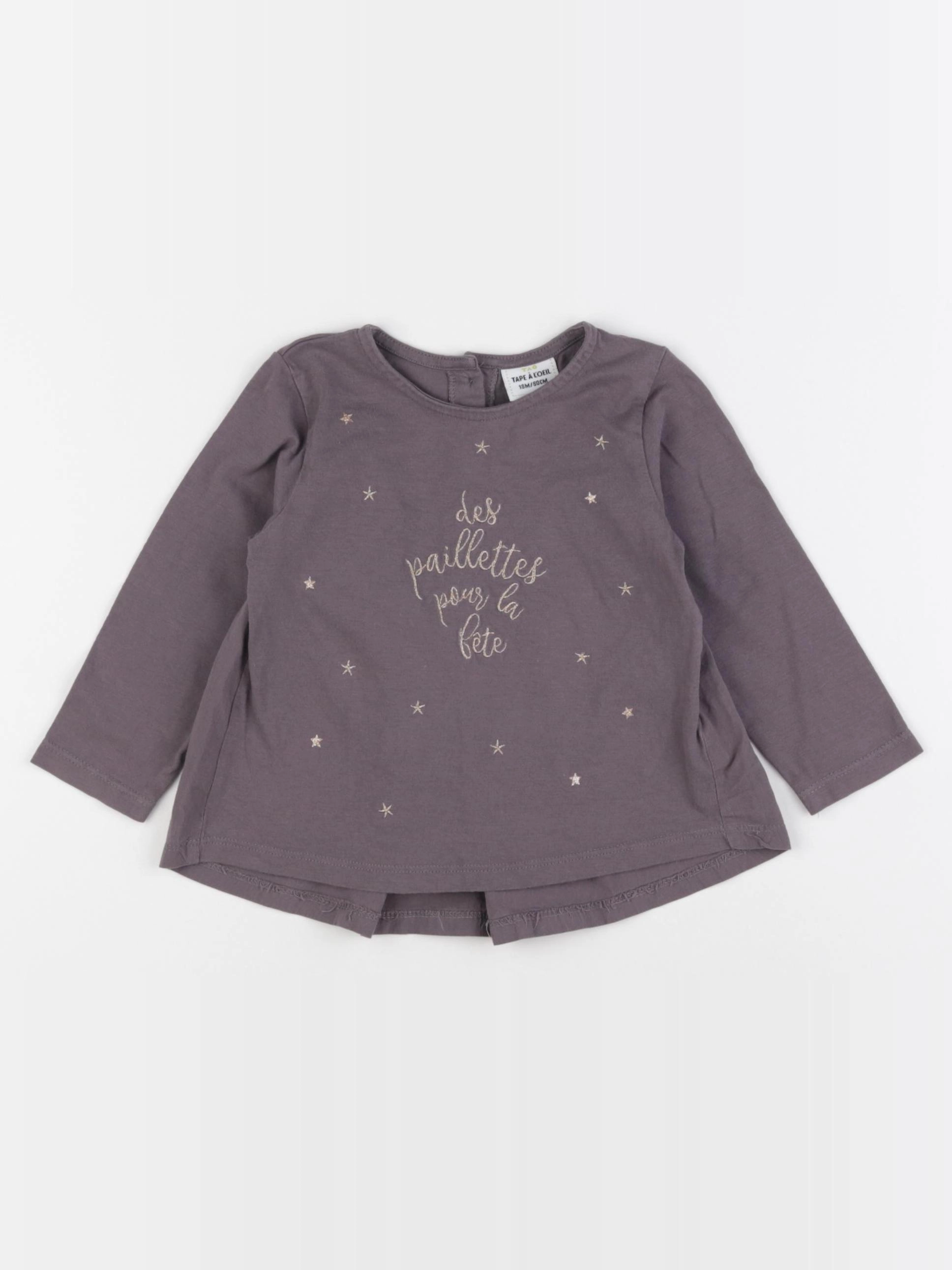 Tape à l'oeil - tee-shirt gris - 18 mois