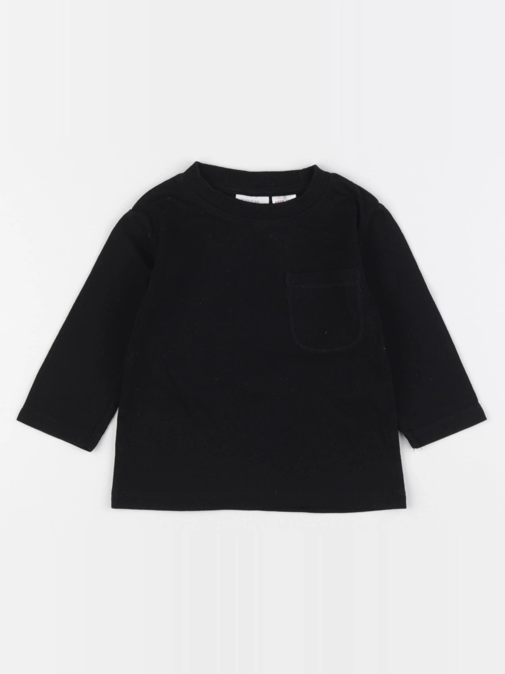 Zara - tee-shirt noir - 3/6 mois