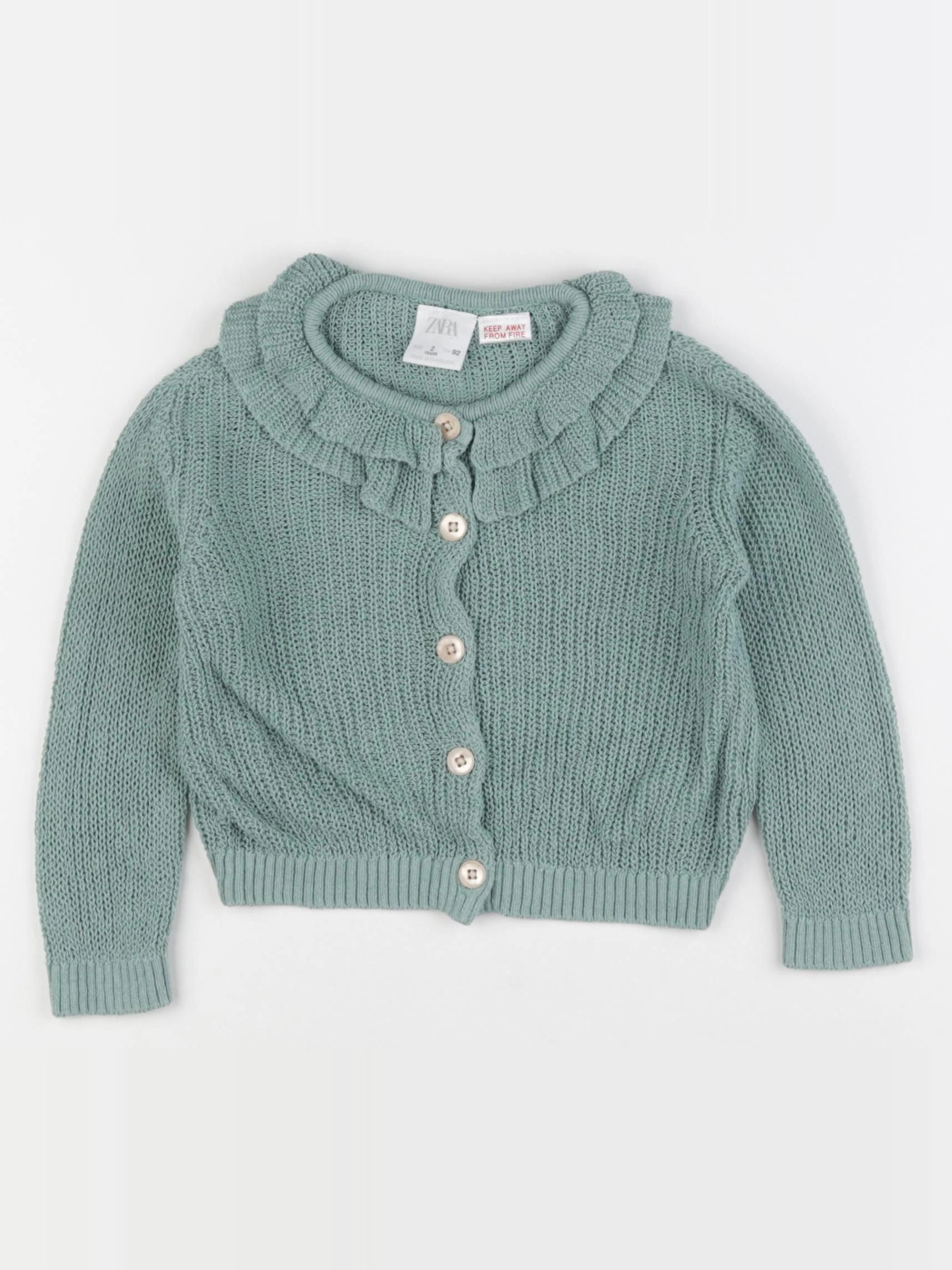 Zara - gilet bleu - 2 ans