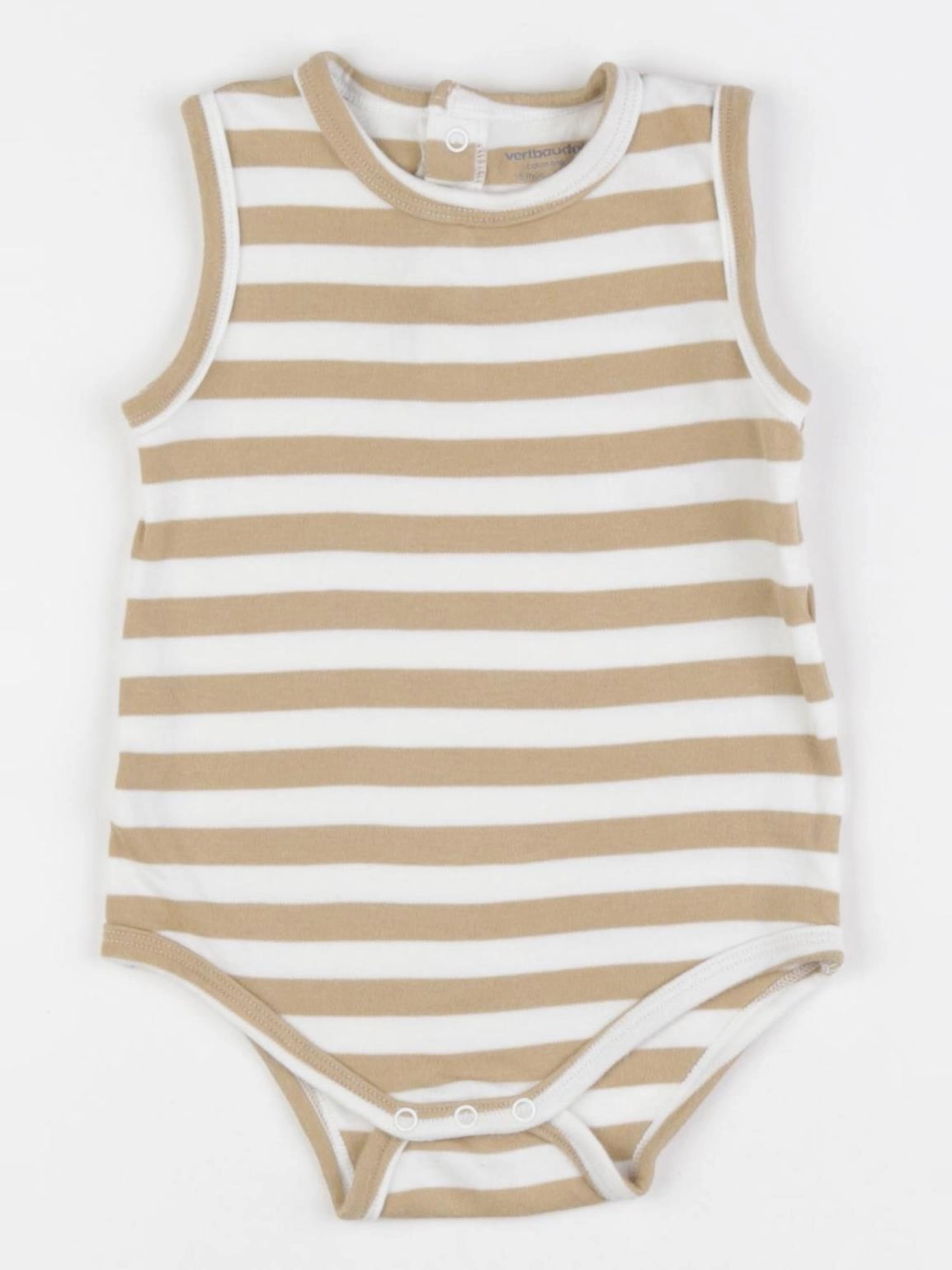 Vertbaudet - body beige - 18 mois