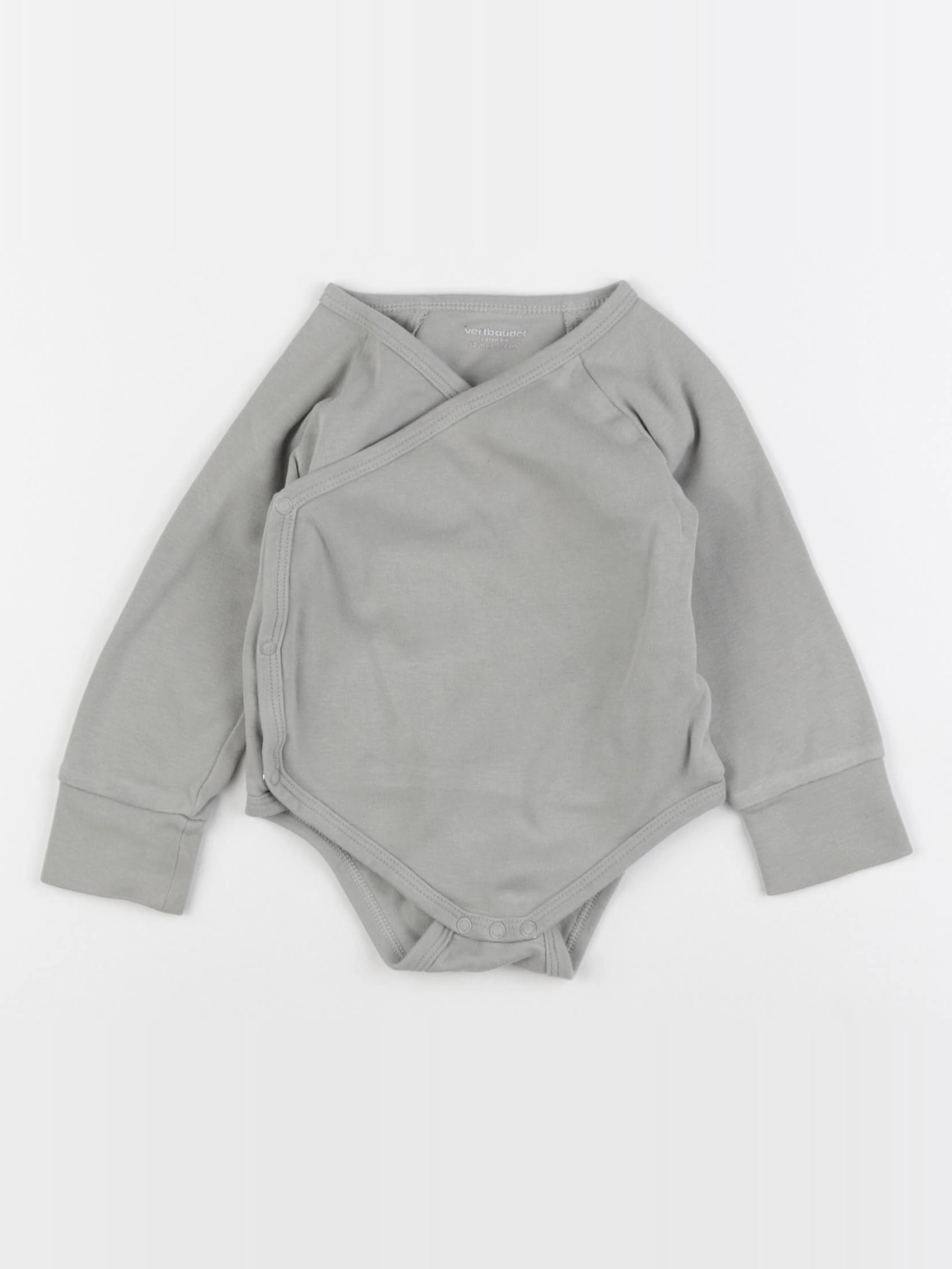 Vertbaudet - body bleu - 12 mois