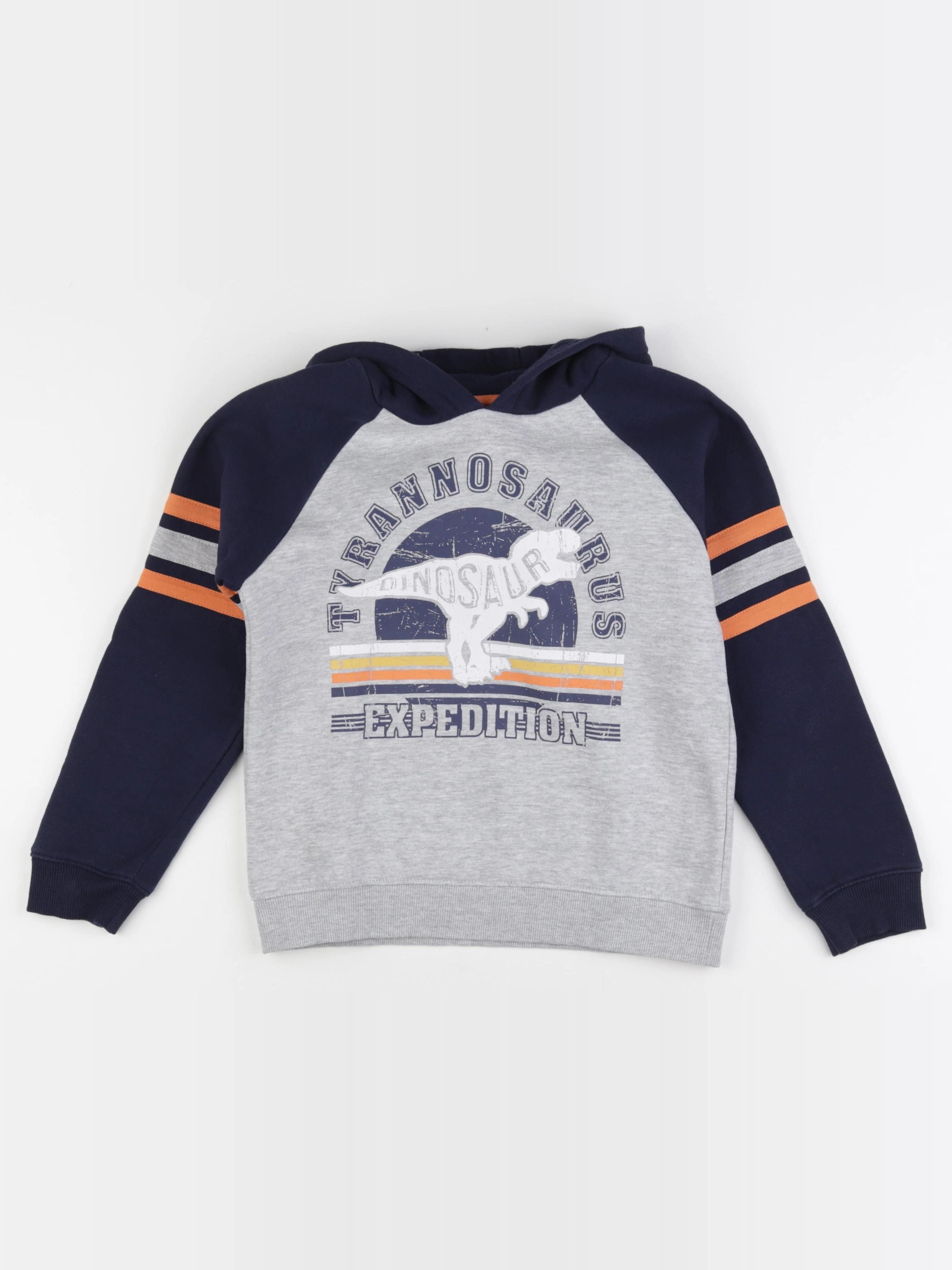 Vertbaudet - sweat gris - 10 ans