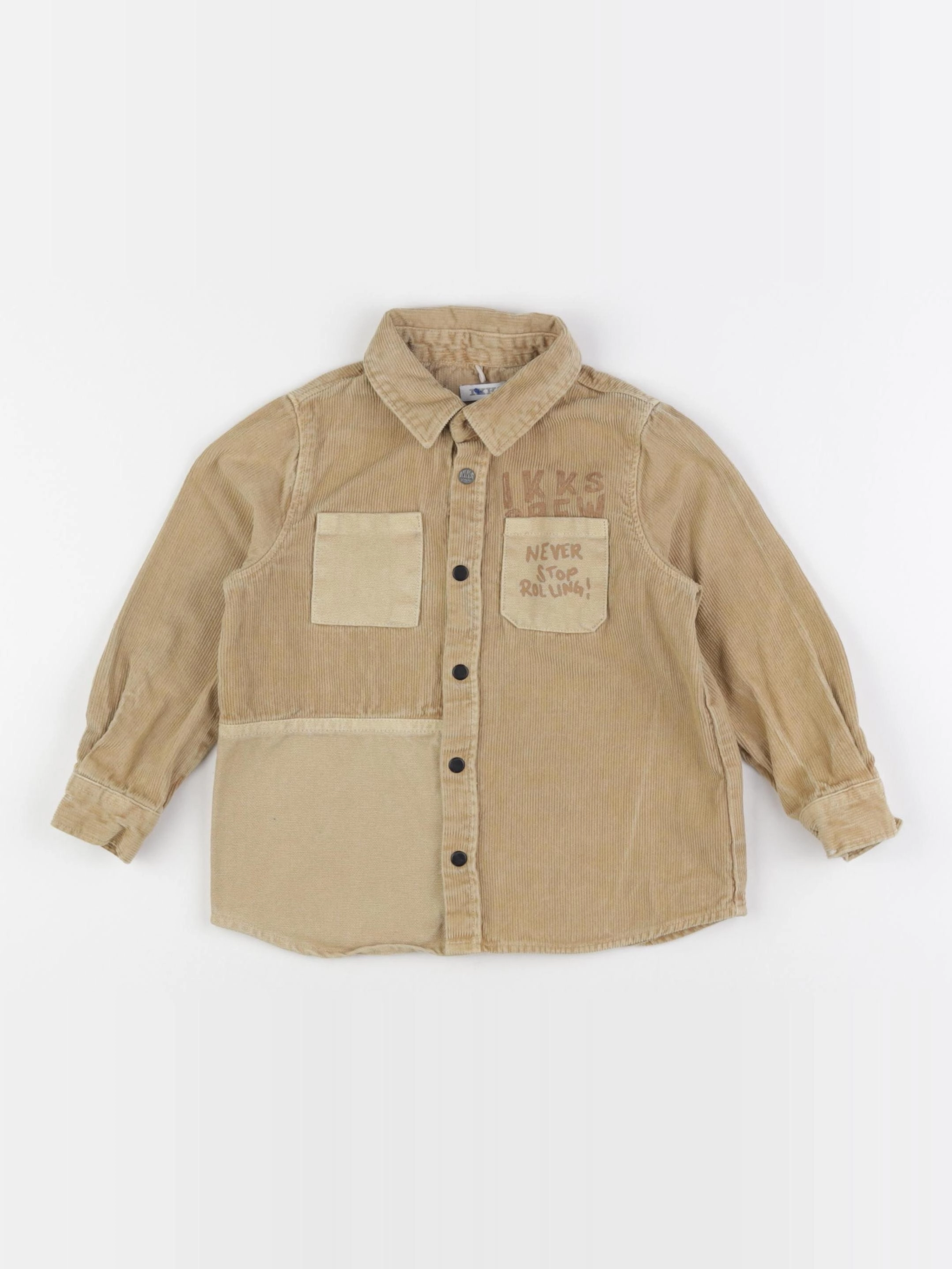 IKKS - chemise beige - 2 ans