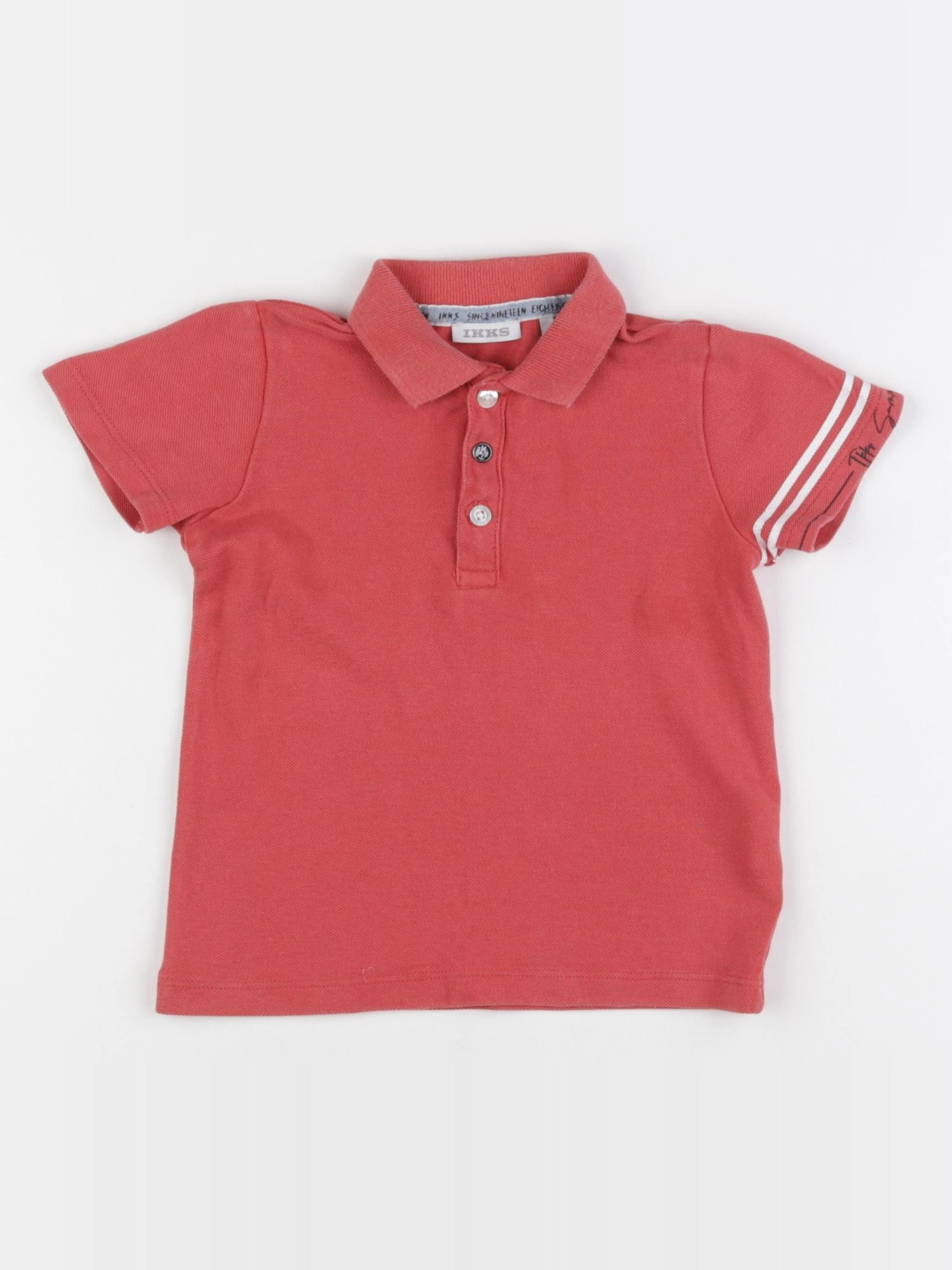 IKKS - polo imprimé au dos orange - 18 mois