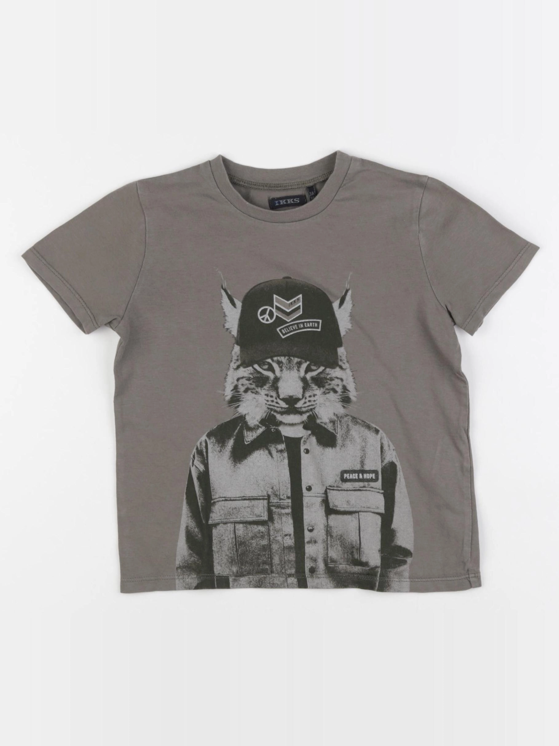 IKKS - tee-shirt gris - 3 ans