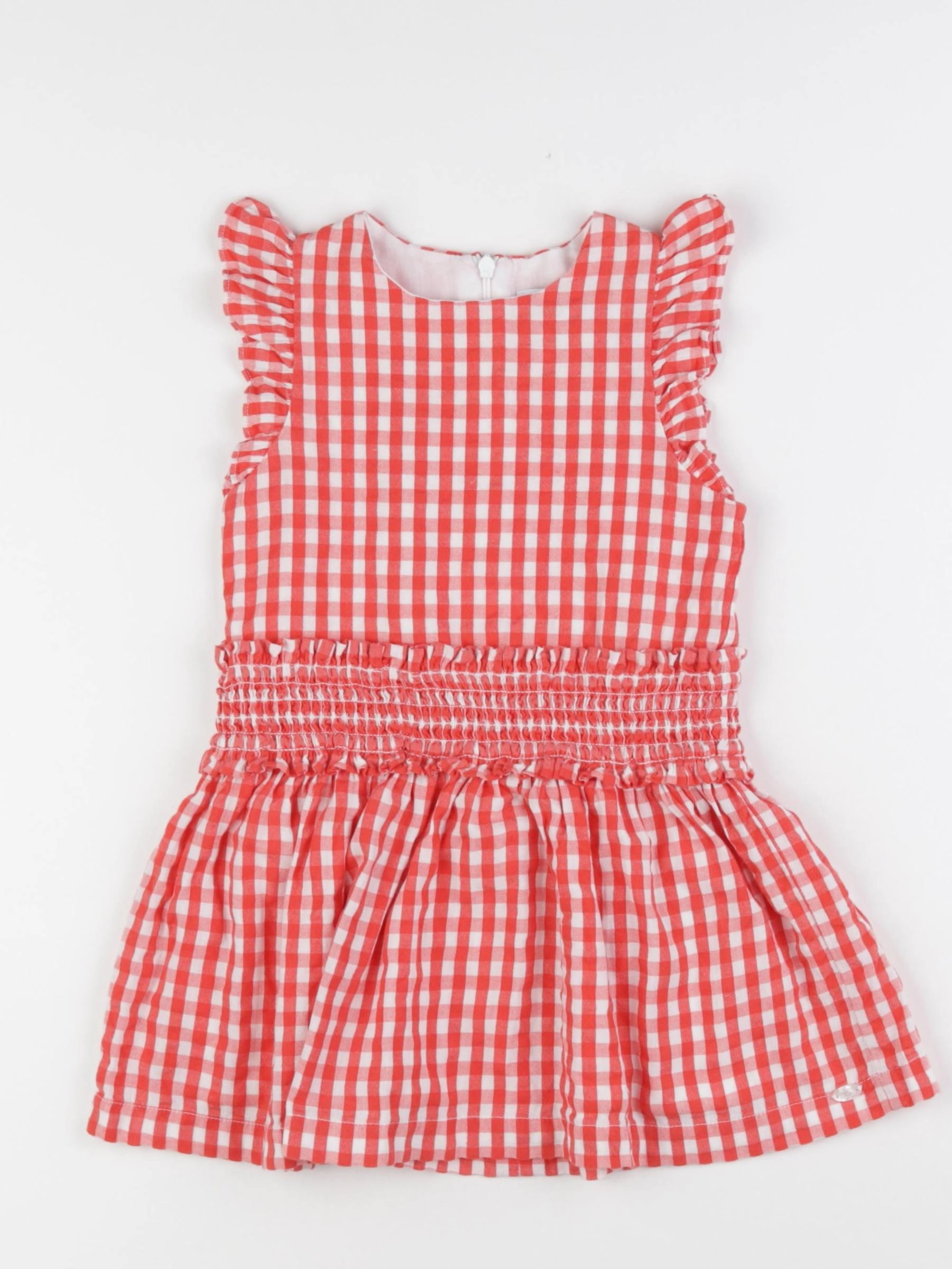 Tartine & Chocolat - robe blanc, rouge - 3 ans