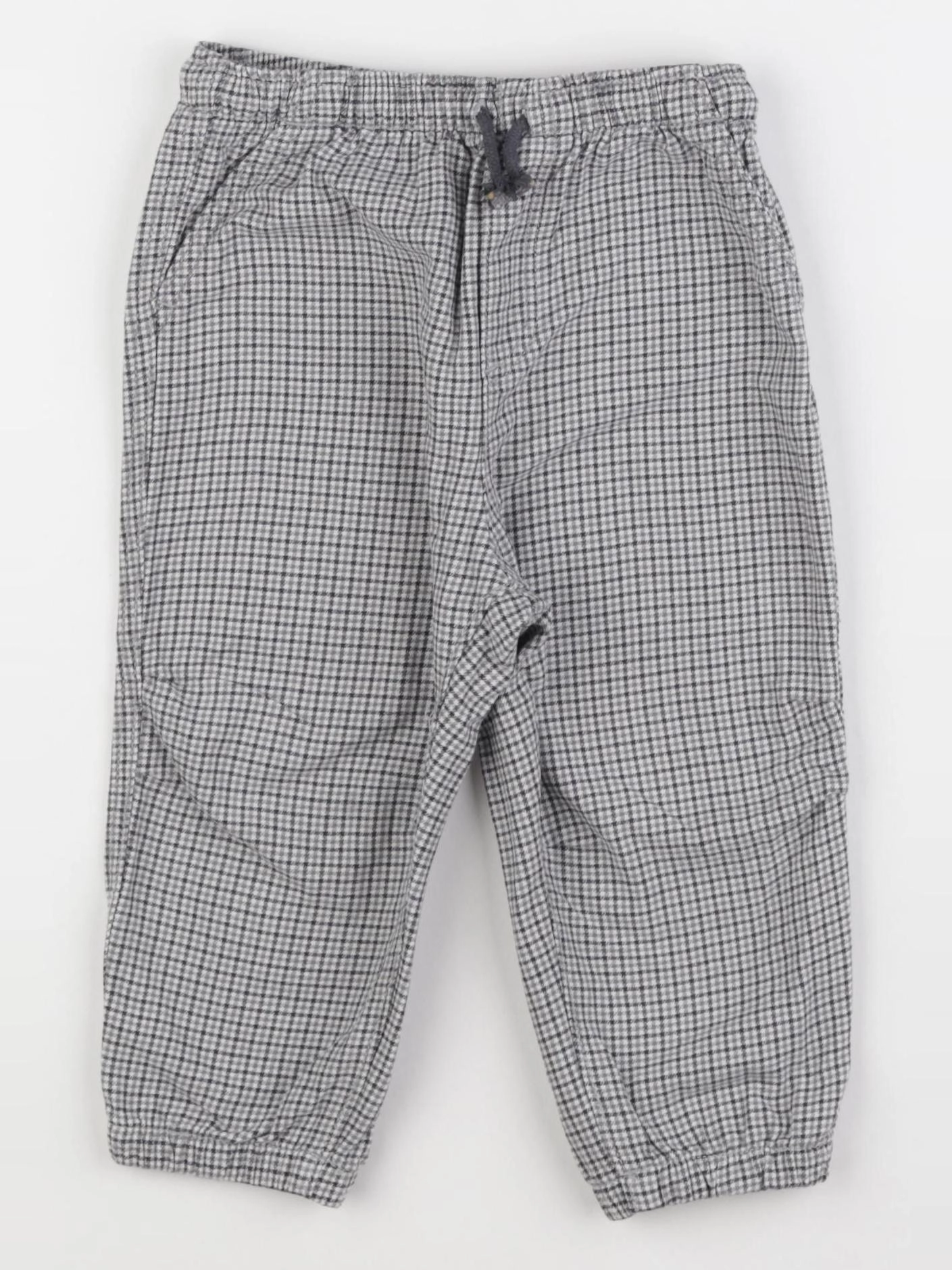 H&M - pantalon gris - 12/18 mois
