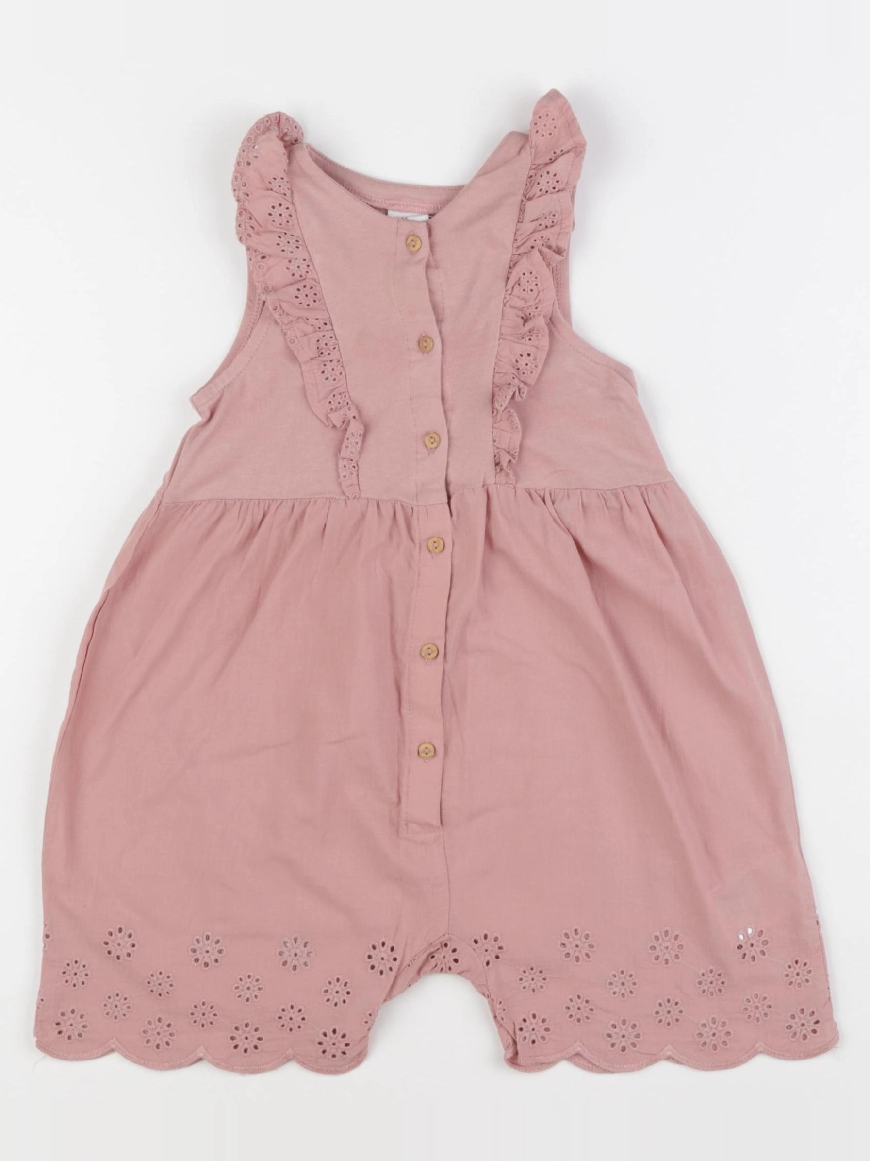 H&M - combinaison rose - 18/24 mois