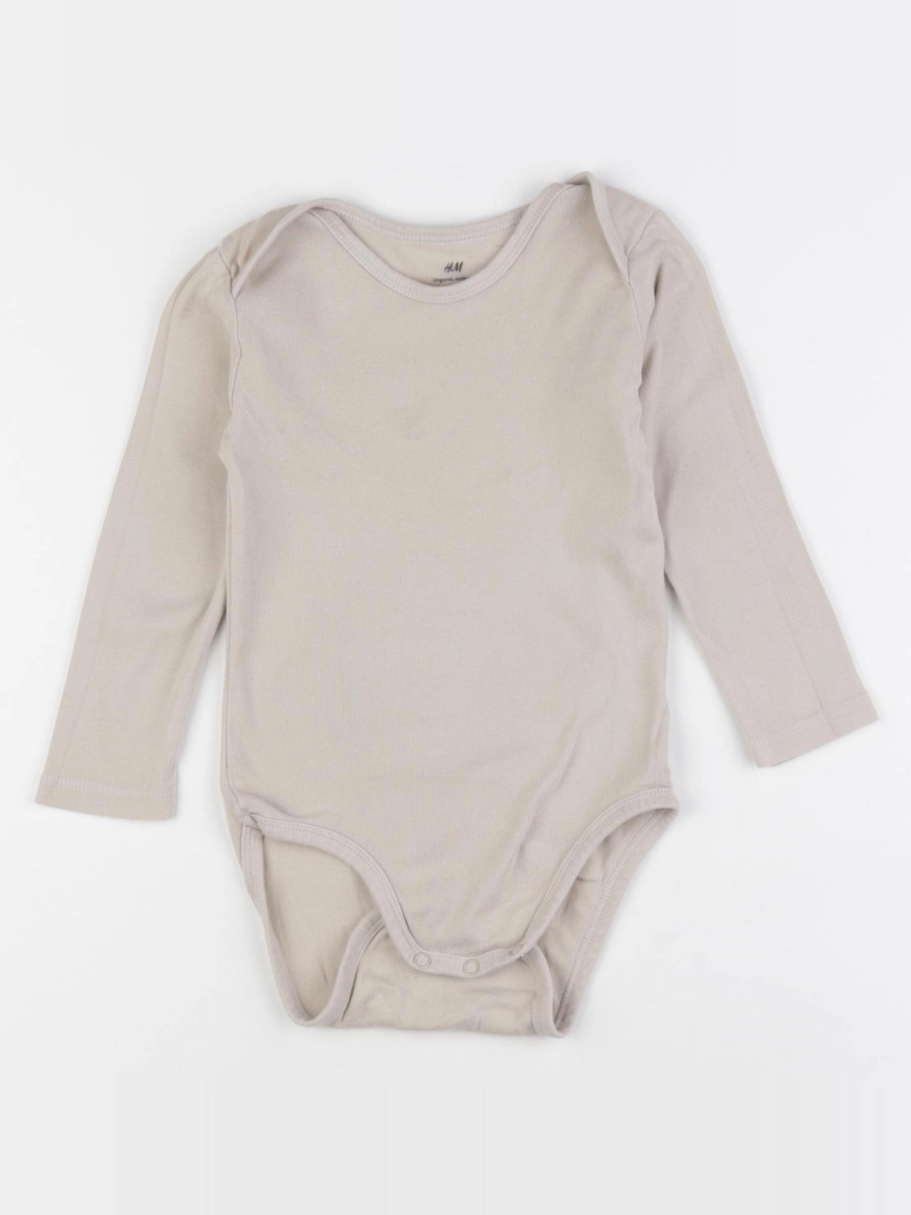 H&M - body beige - 12/18 mois