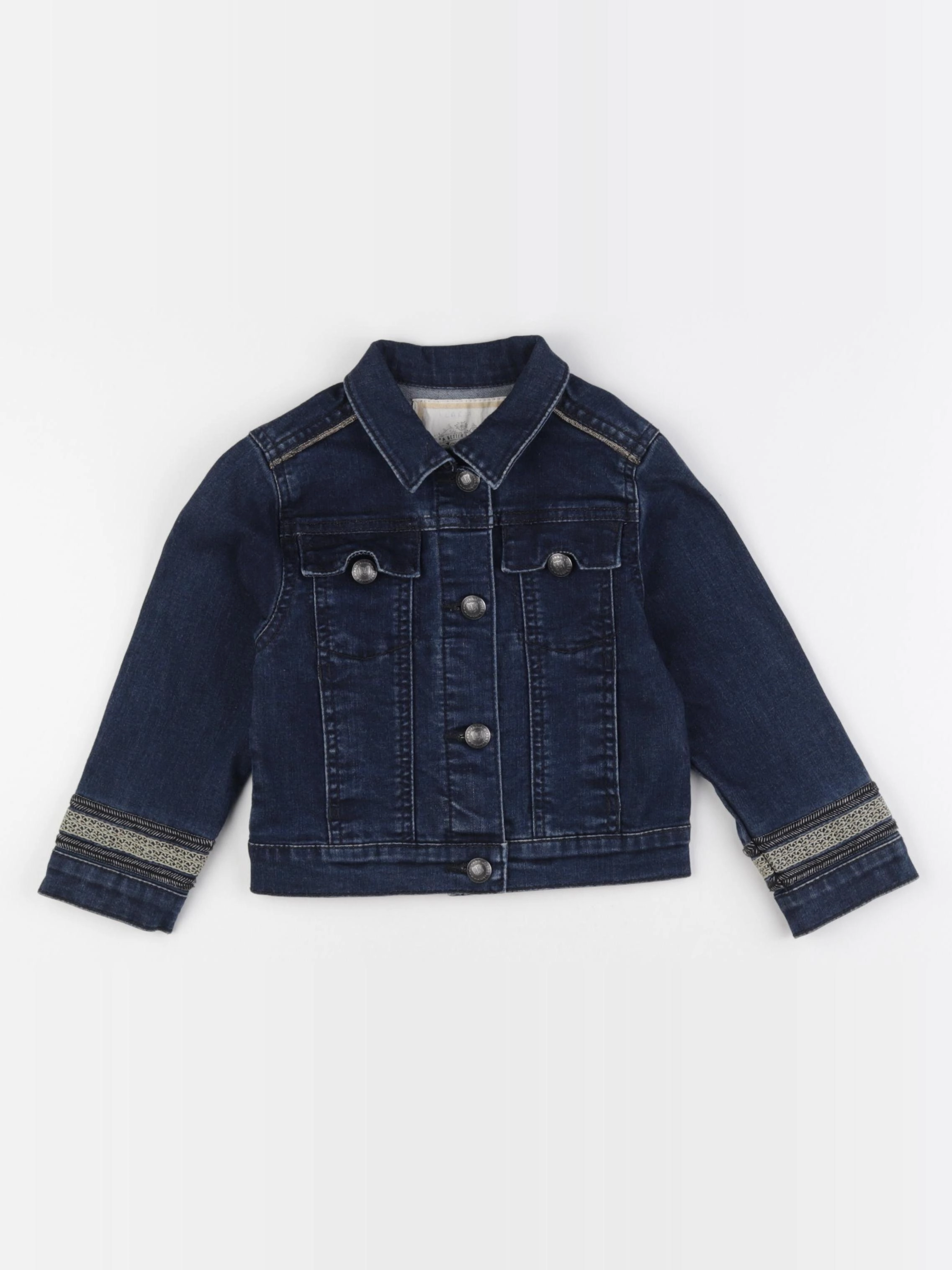 IKKS - veste imprimé au dos bleu - 3 ans