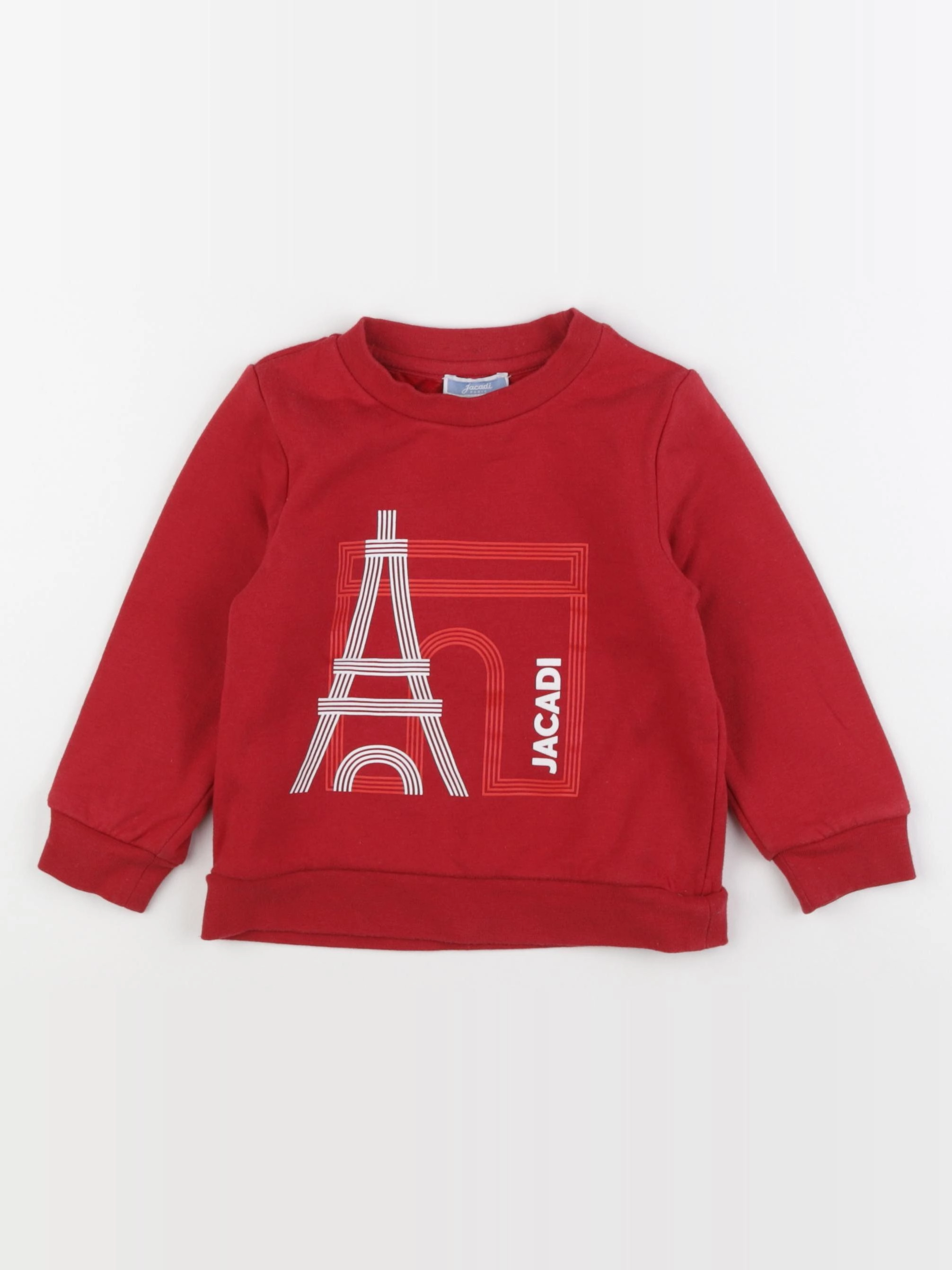 Jacadi - sweat rouge - 3 ans