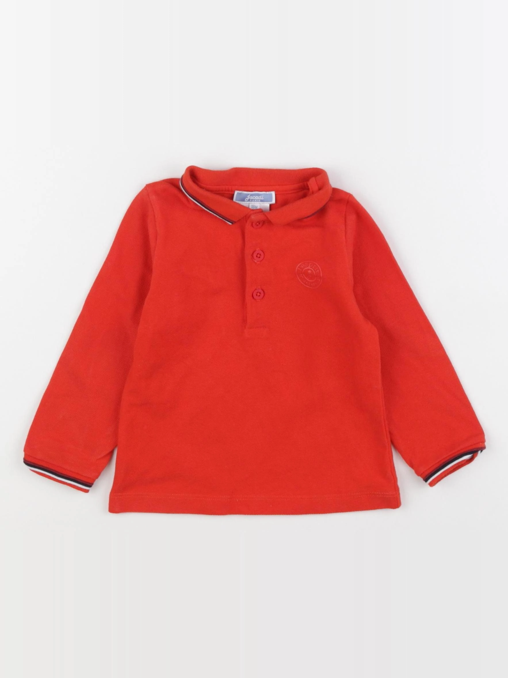 Jacadi - polo rouge - 18 mois