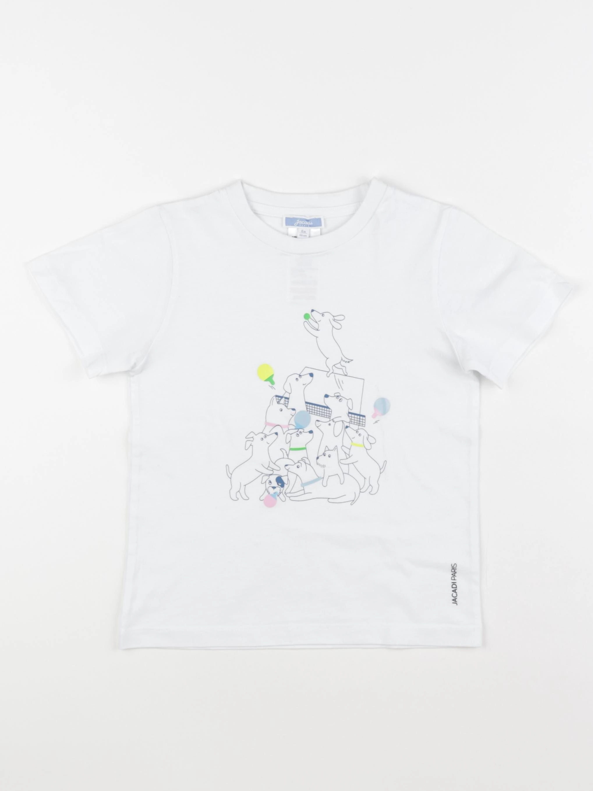 Jacadi - tee-shirt blanc - 6 ans