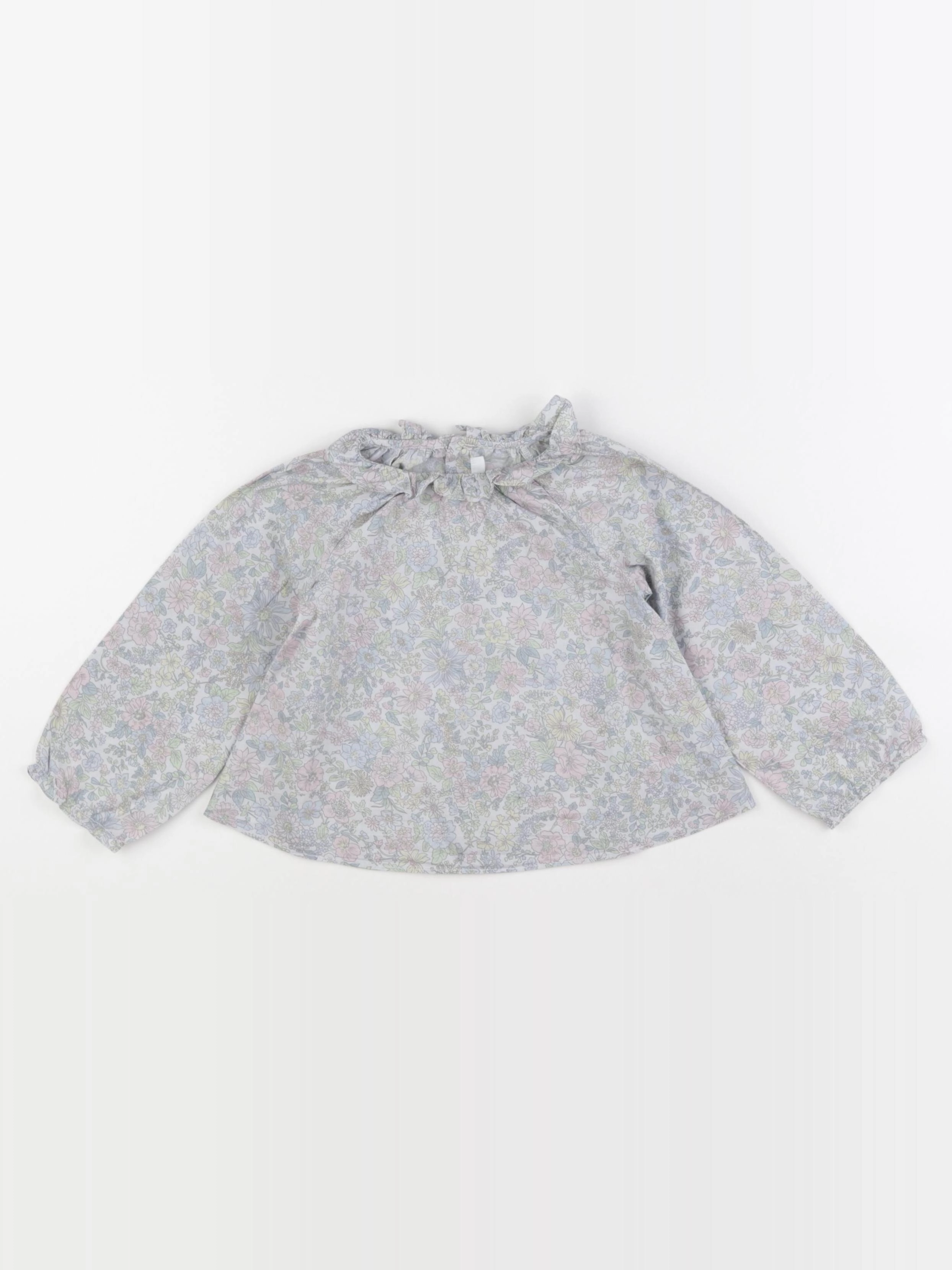 Jacadi - blouse liberty bleu - 24 mois