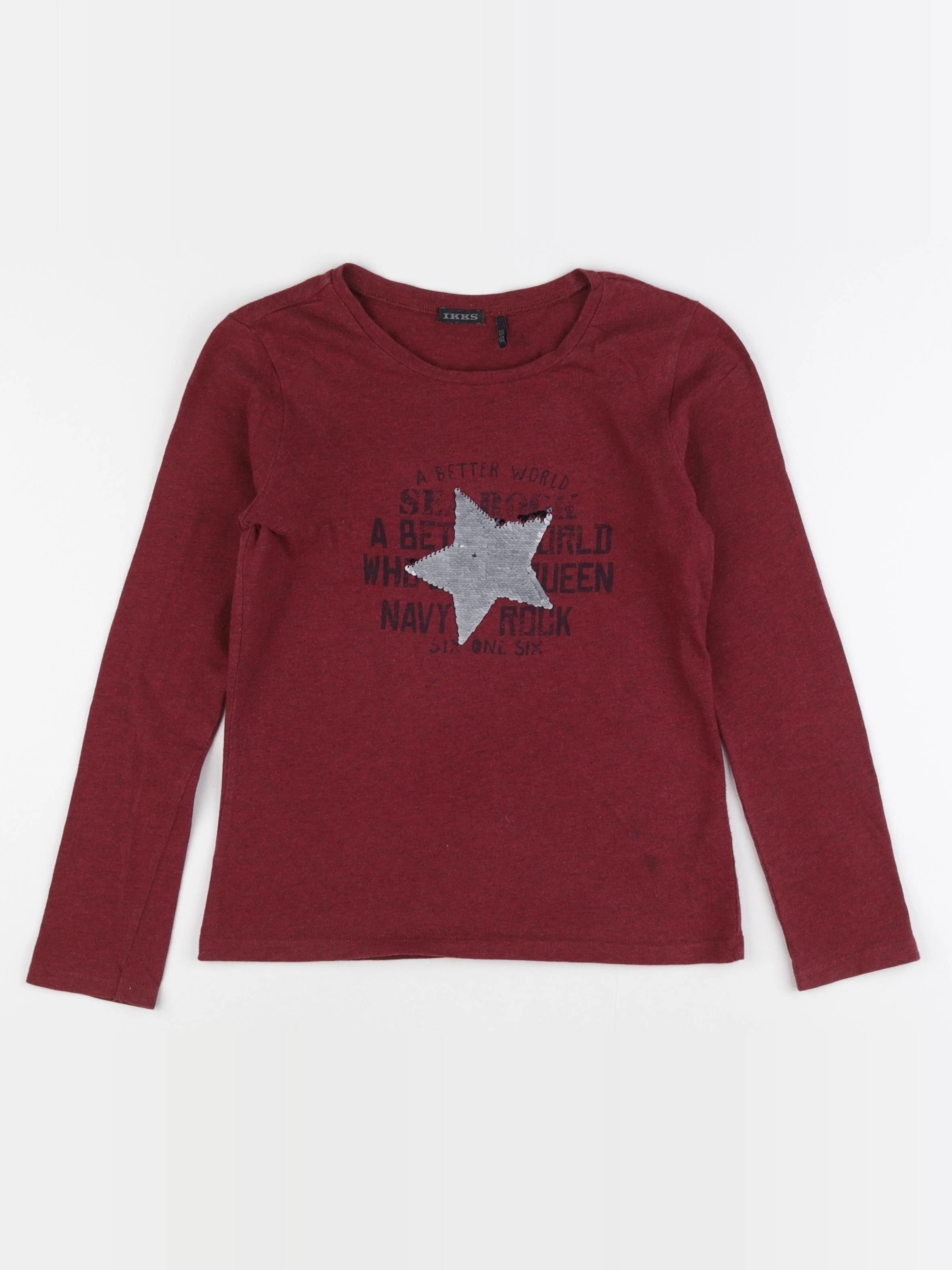 IKKS - tee-shirt rouge - 10 ans