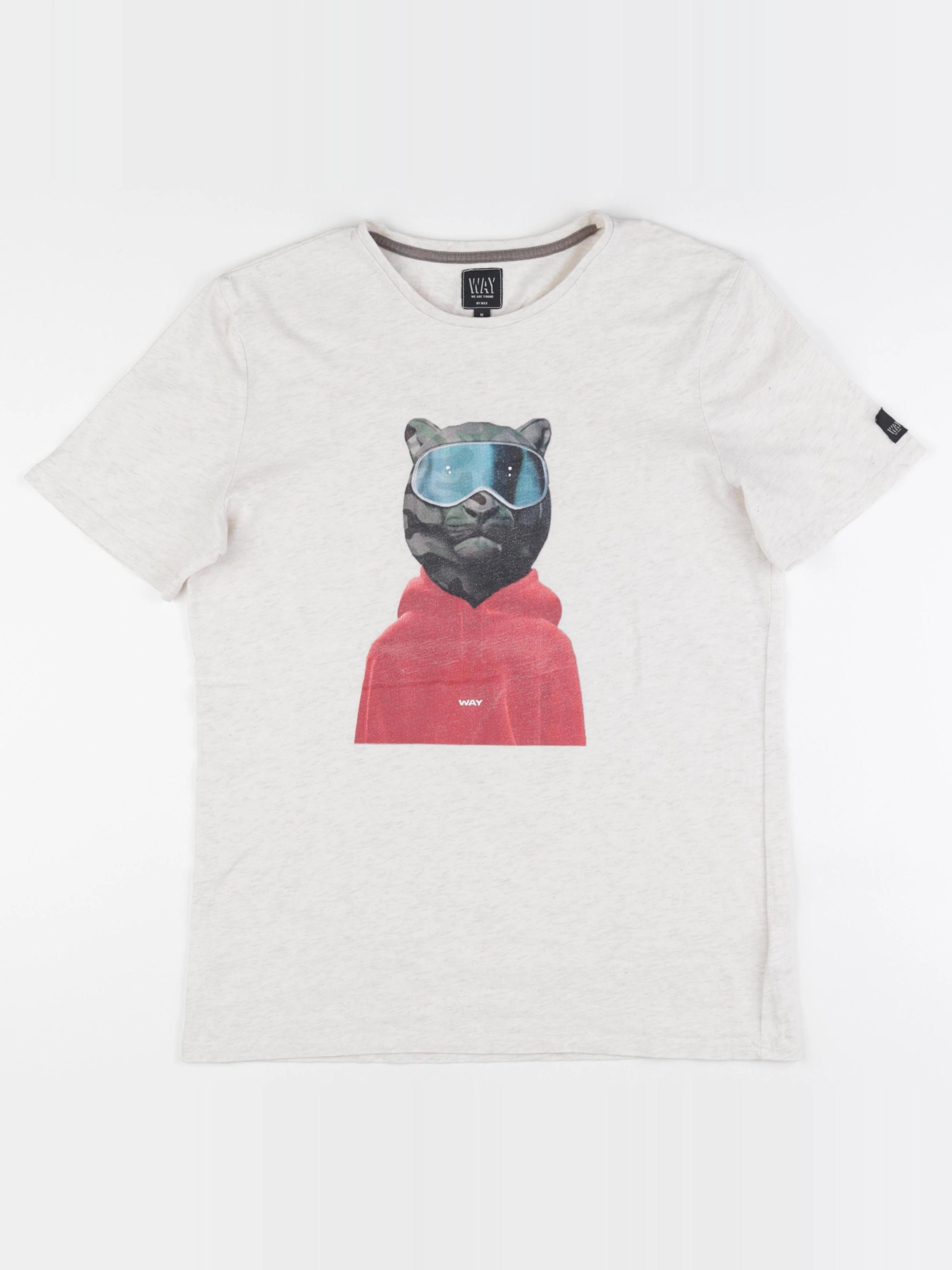 IKKS - tee-shirt beige - 16 ans