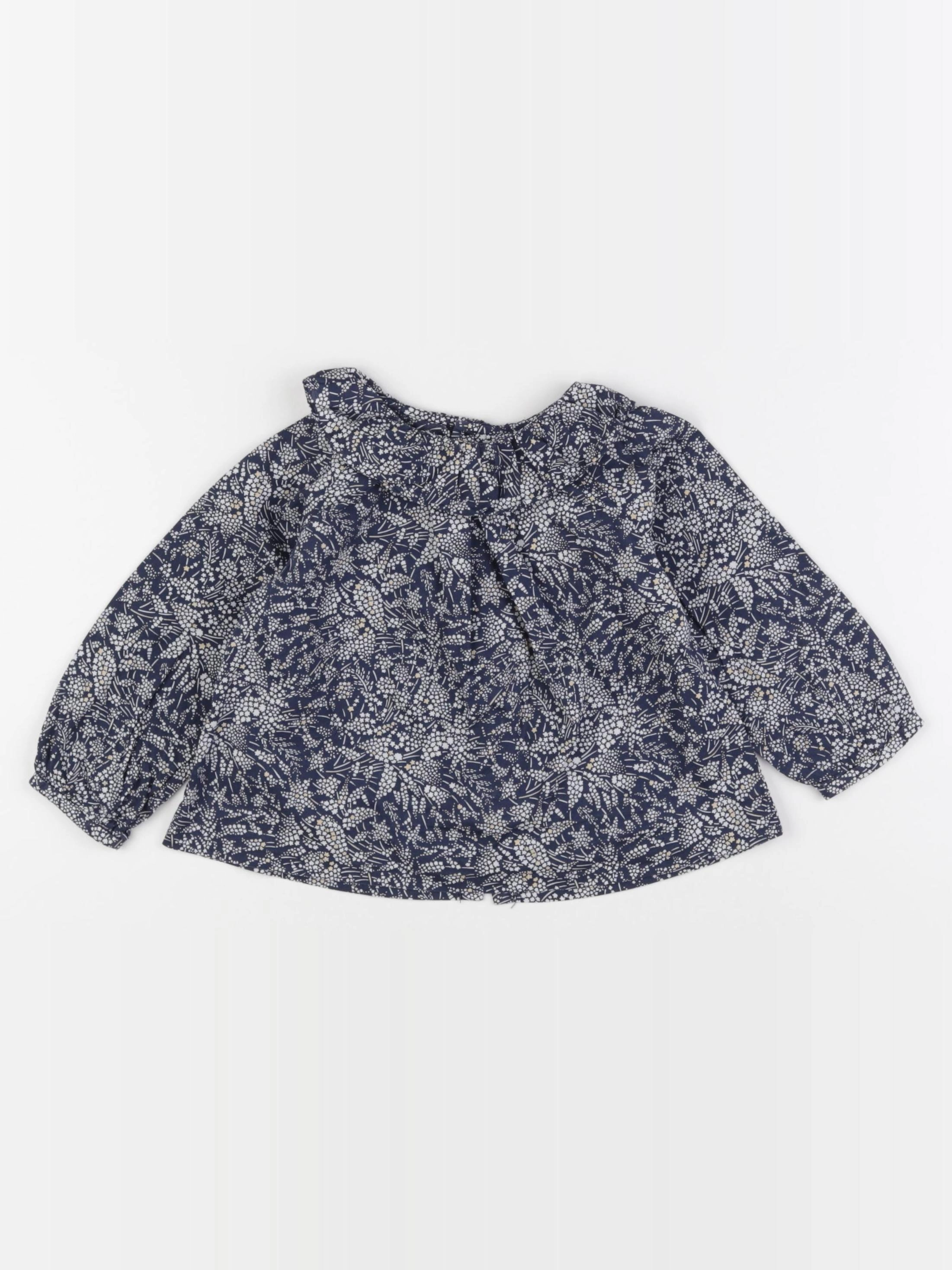 Jacadi - blouse bleu - 24 mois